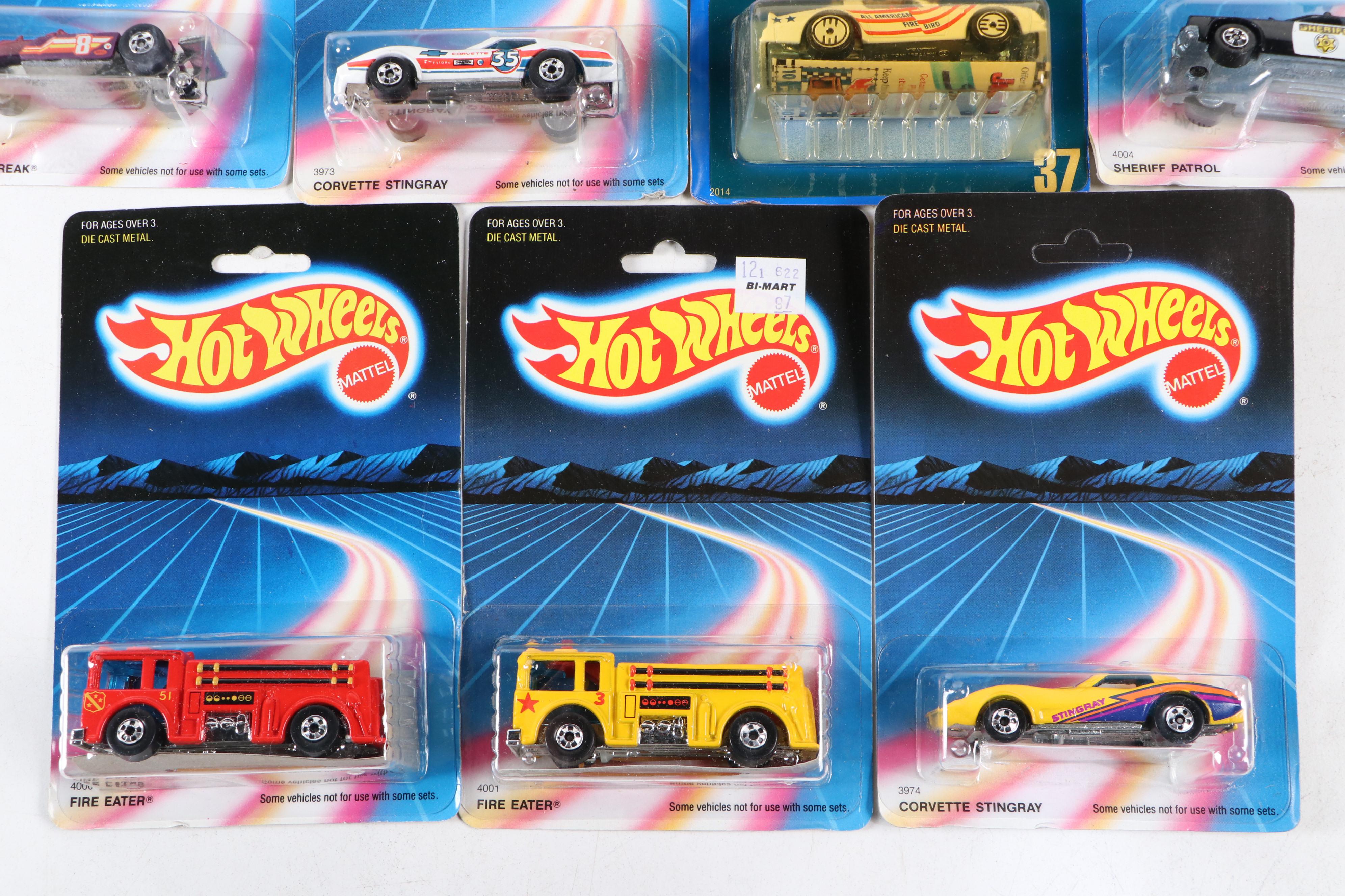 Hot Wheels "Action Command" Gift Pack and More Toy Cars, 1980s–1990s