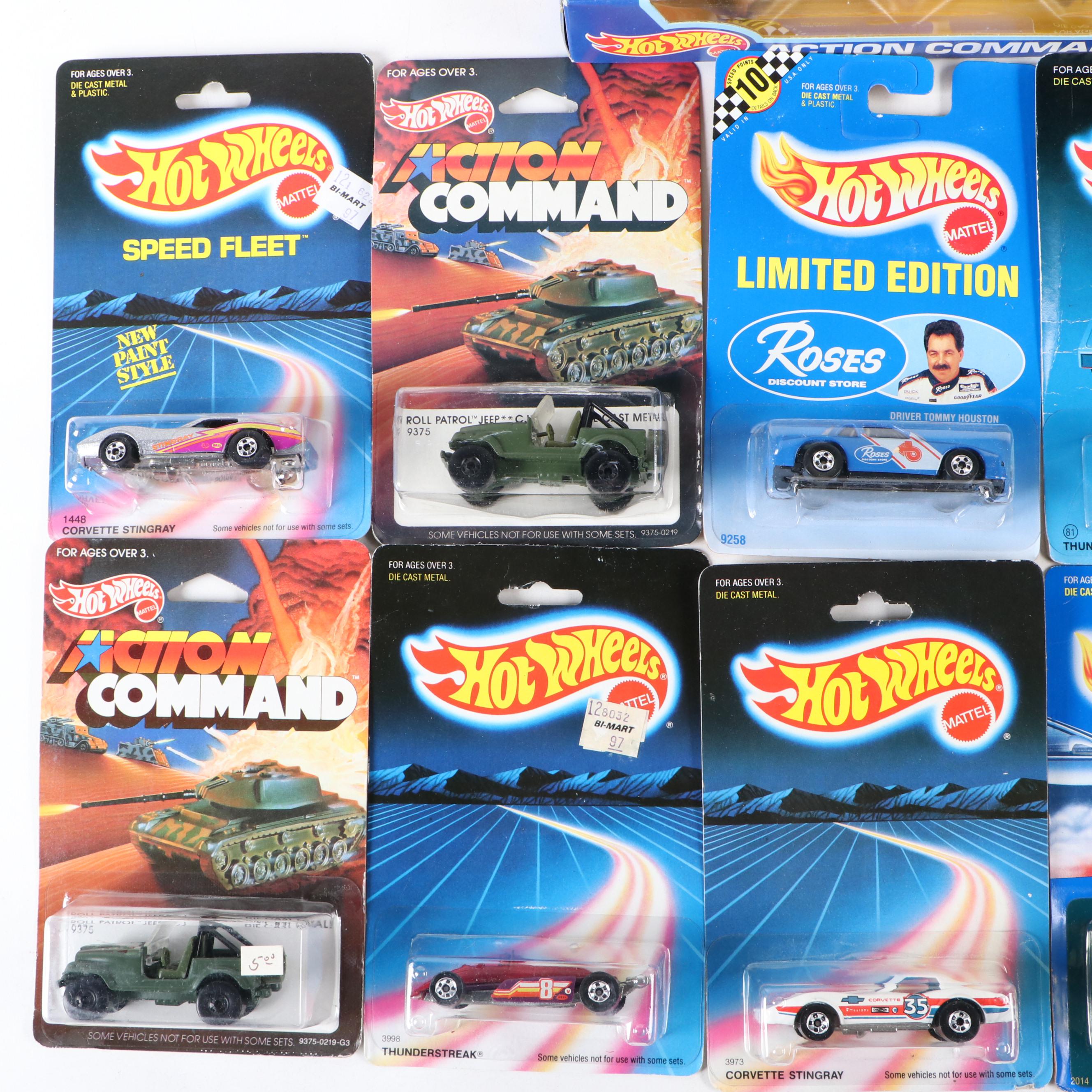 Hot Wheels "Action Command" Gift Pack and More Toy Cars, 1980s–1990s