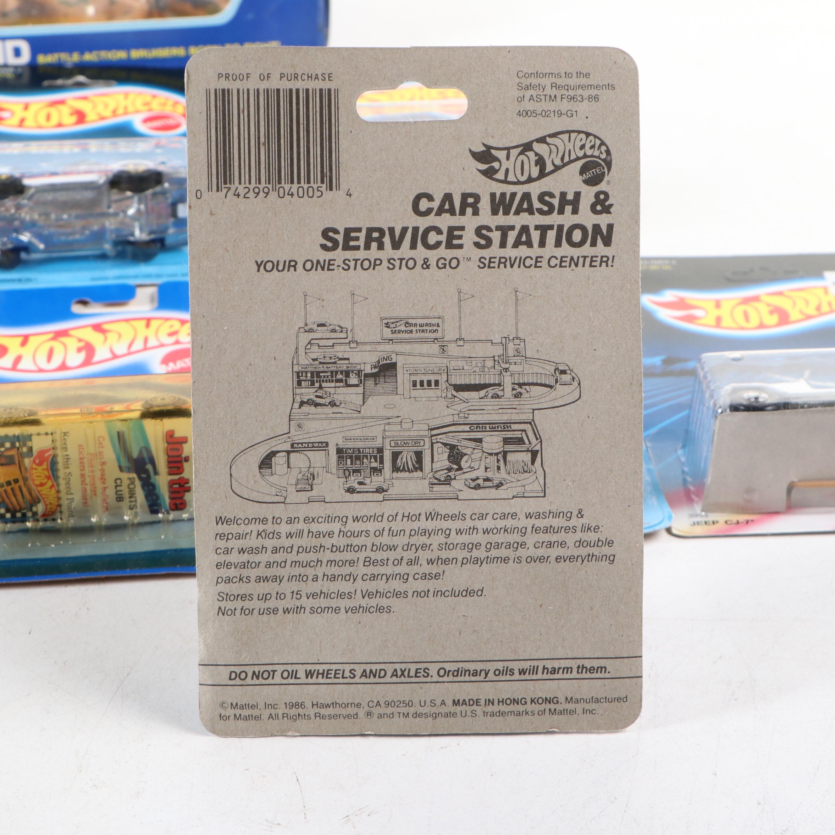 Hot Wheels "Action Command" Gift Pack and More Toy Cars, 1980s–1990s