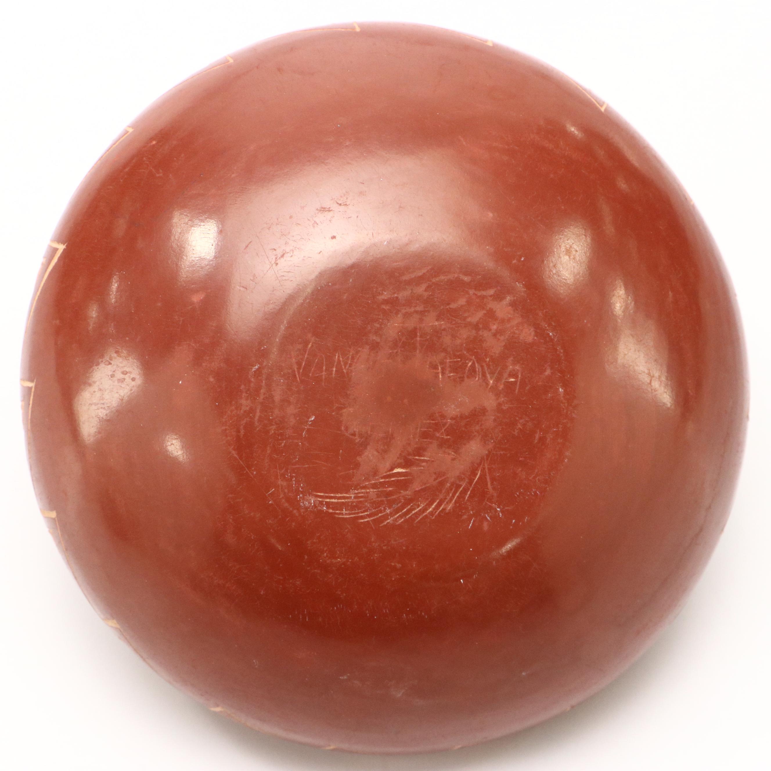 Vangie Tafoya Jemez Pueblo Redware Sgraffito Avanyu Vase