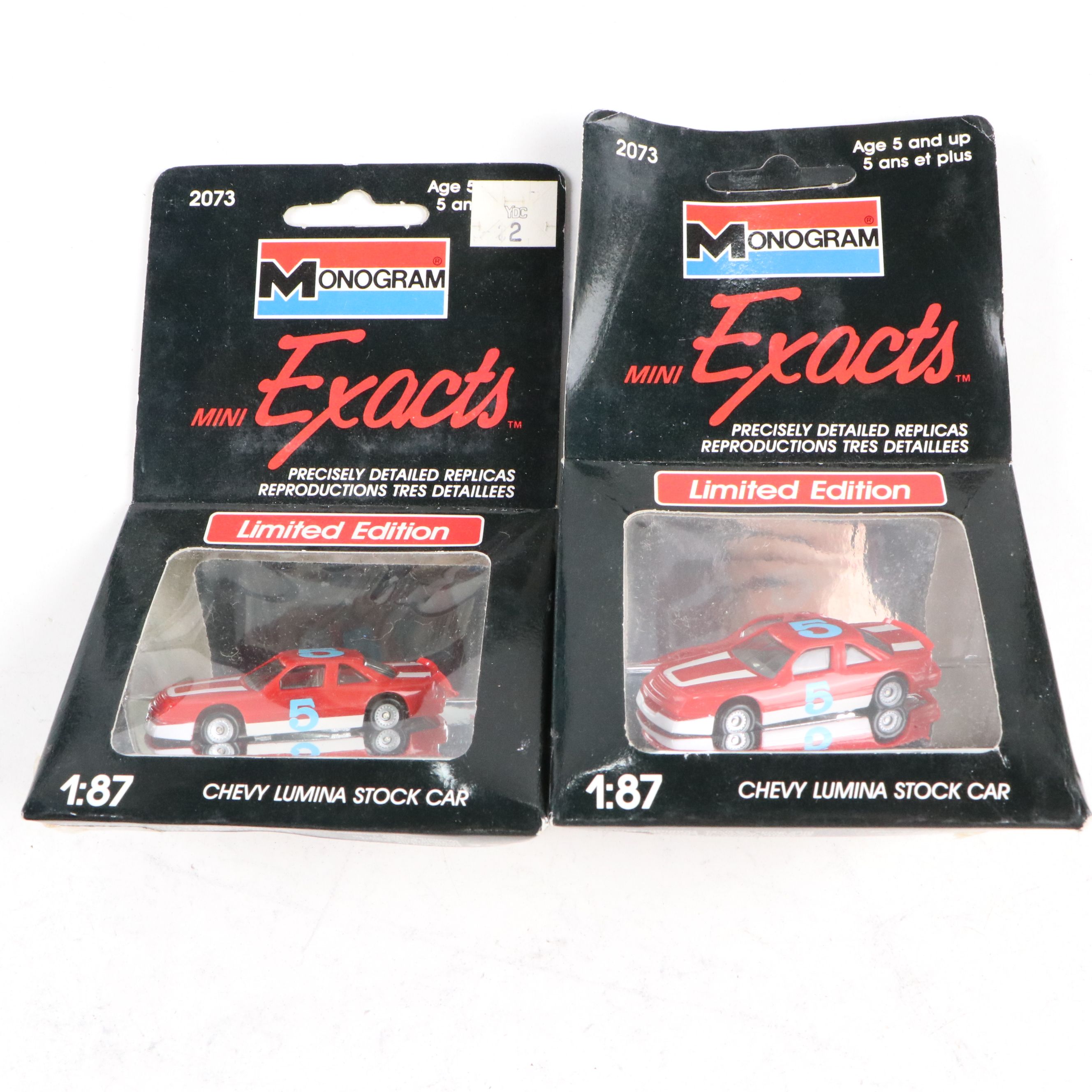 Monogram "Pontiac Grand Prix Stock Car" and More Mini Exacts Cars, 1990