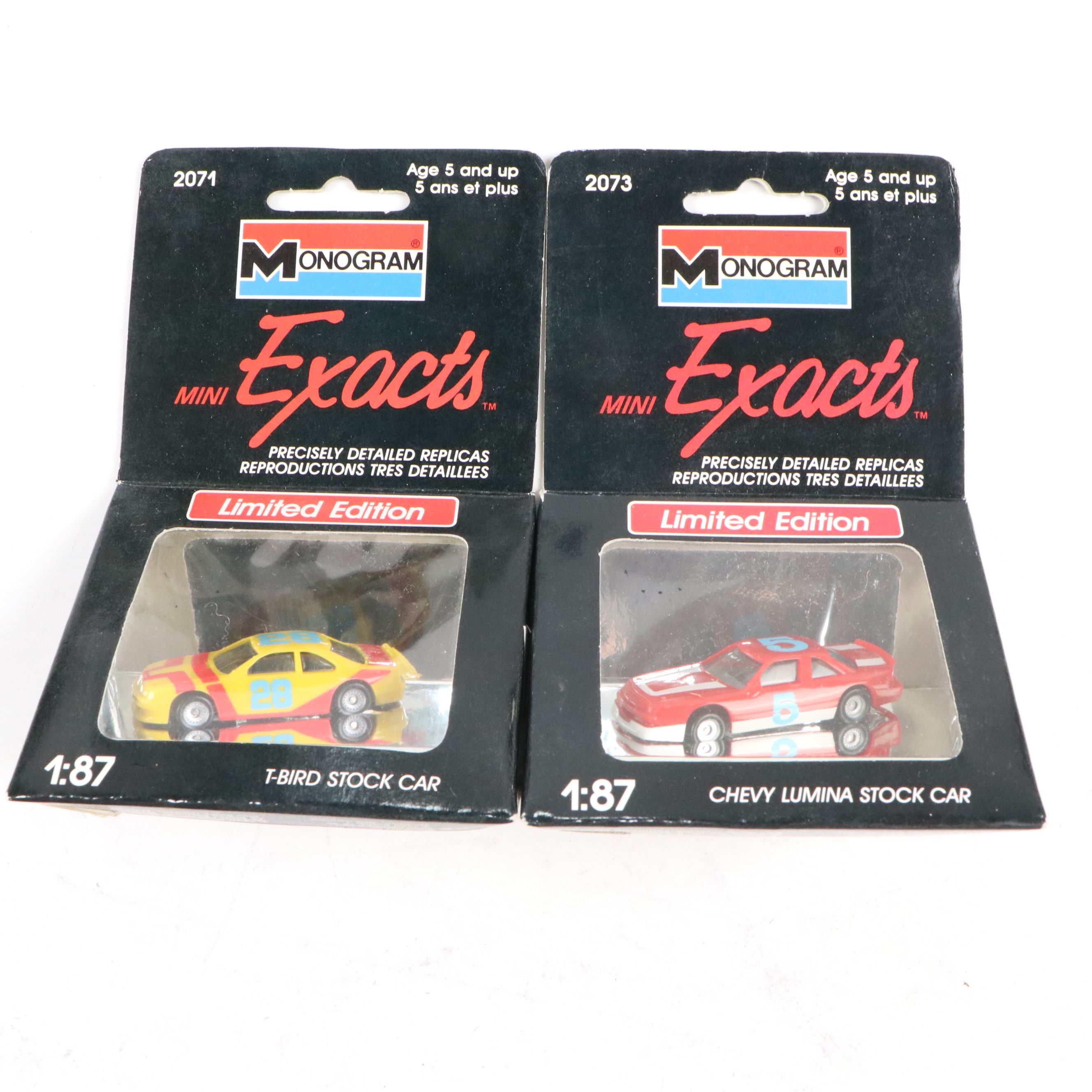 Monogram "Pontiac Grand Prix Stock Car" and More Mini Exacts Cars, 1990