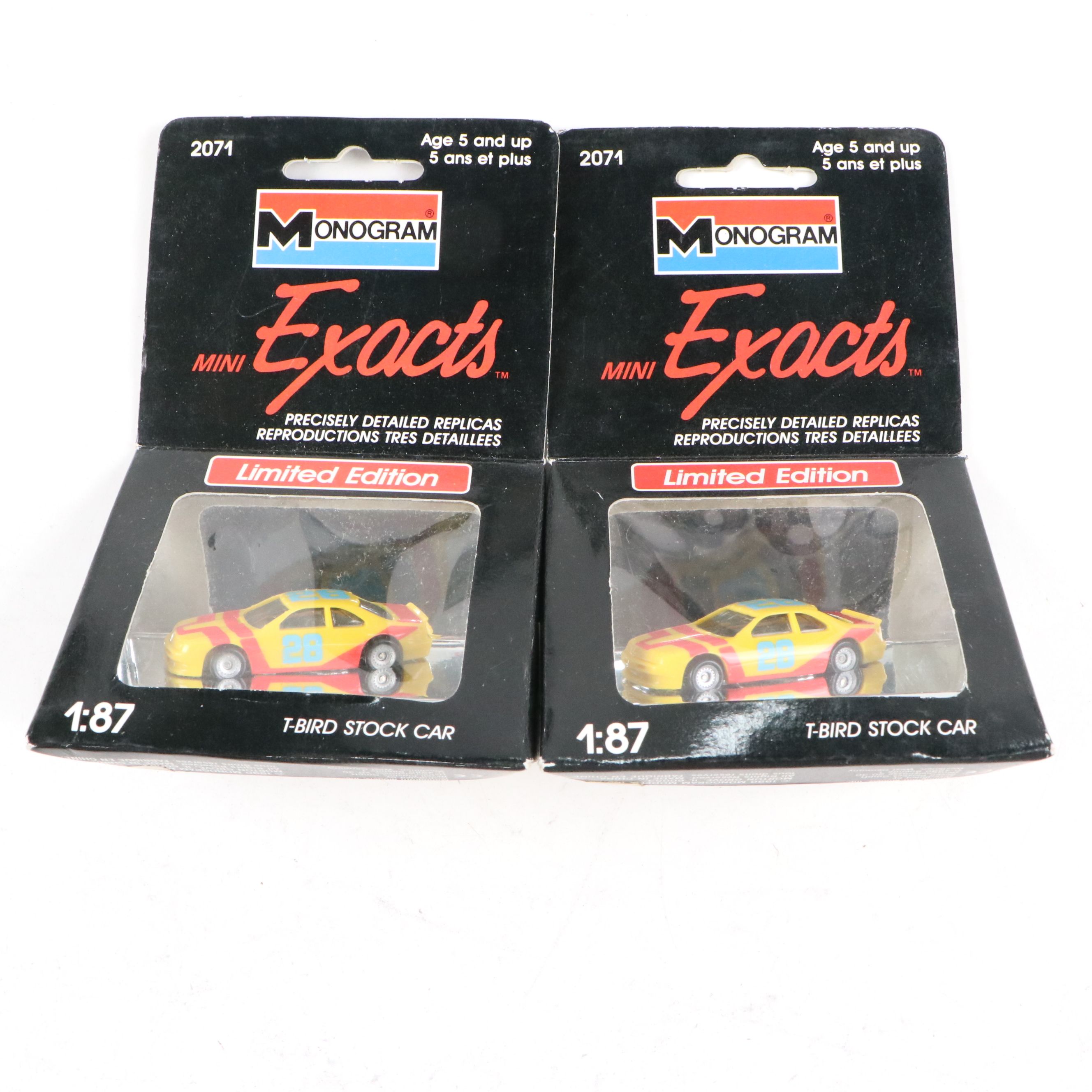 Monogram "Pontiac Grand Prix Stock Car" and More Mini Exacts Cars, 1990