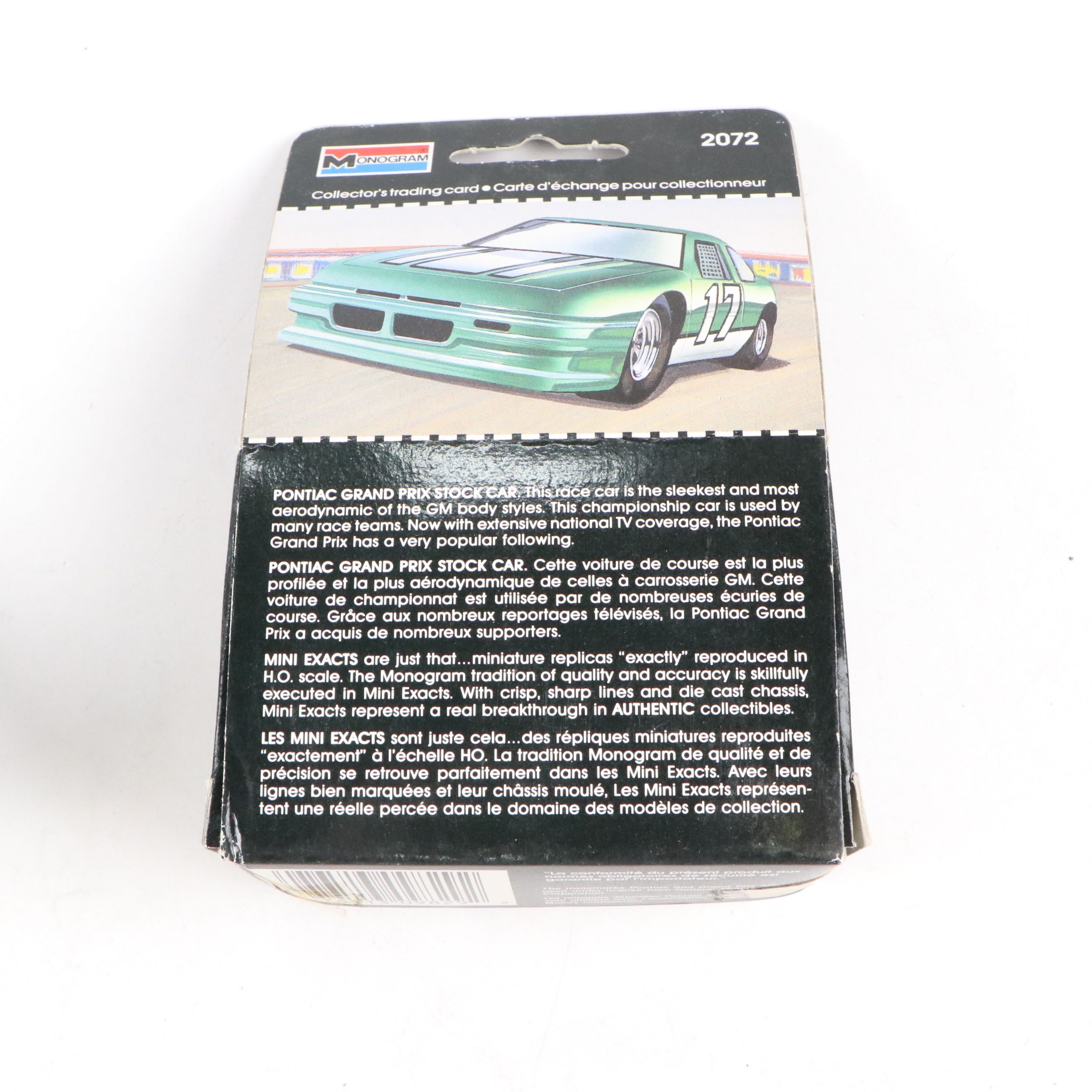 Monogram "Pontiac Grand Prix Stock Car" and More Mini Exacts Cars, 1990