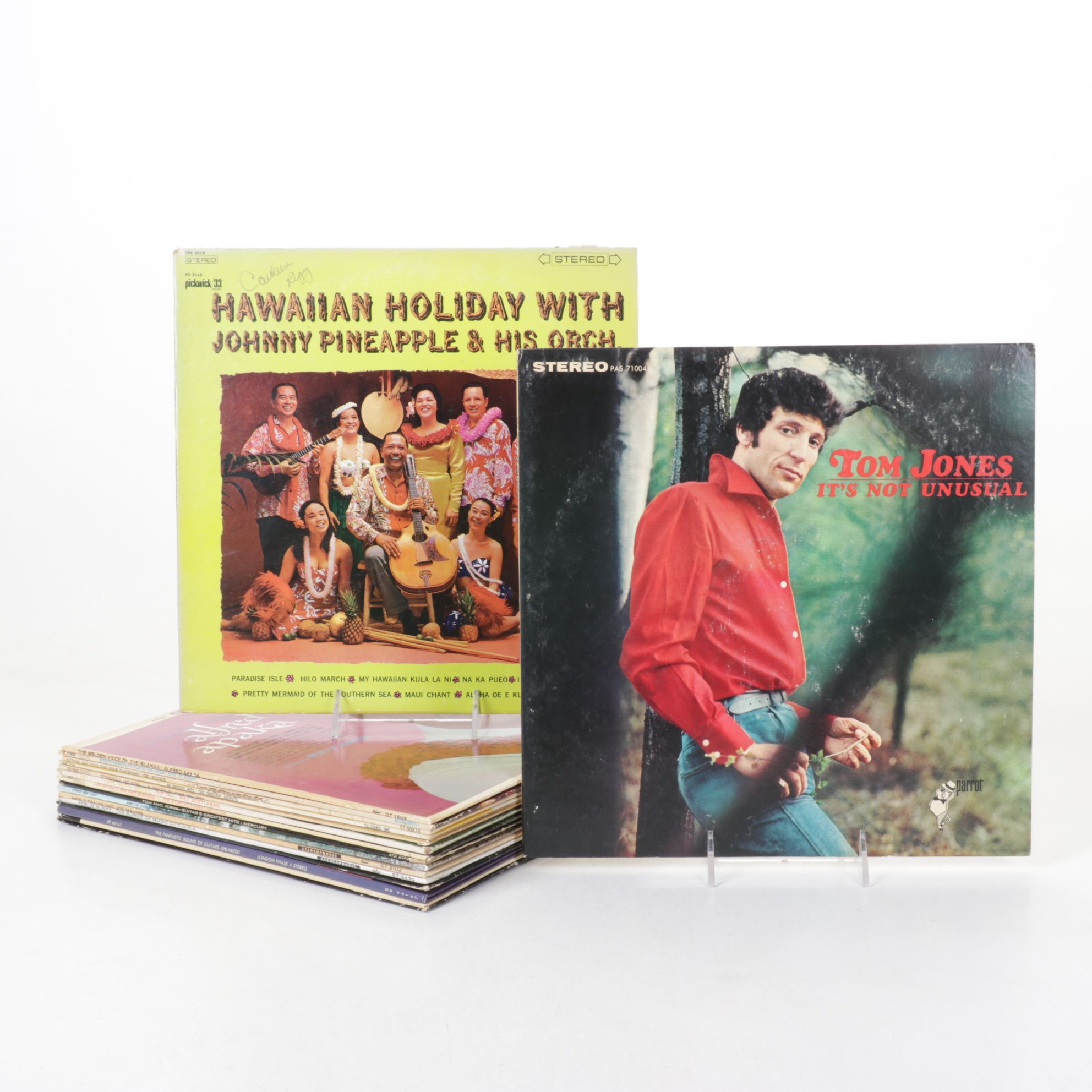 "Hawaiian Holiday with Johnny Pineapple" with Tom Jones and Other Vinyl Records