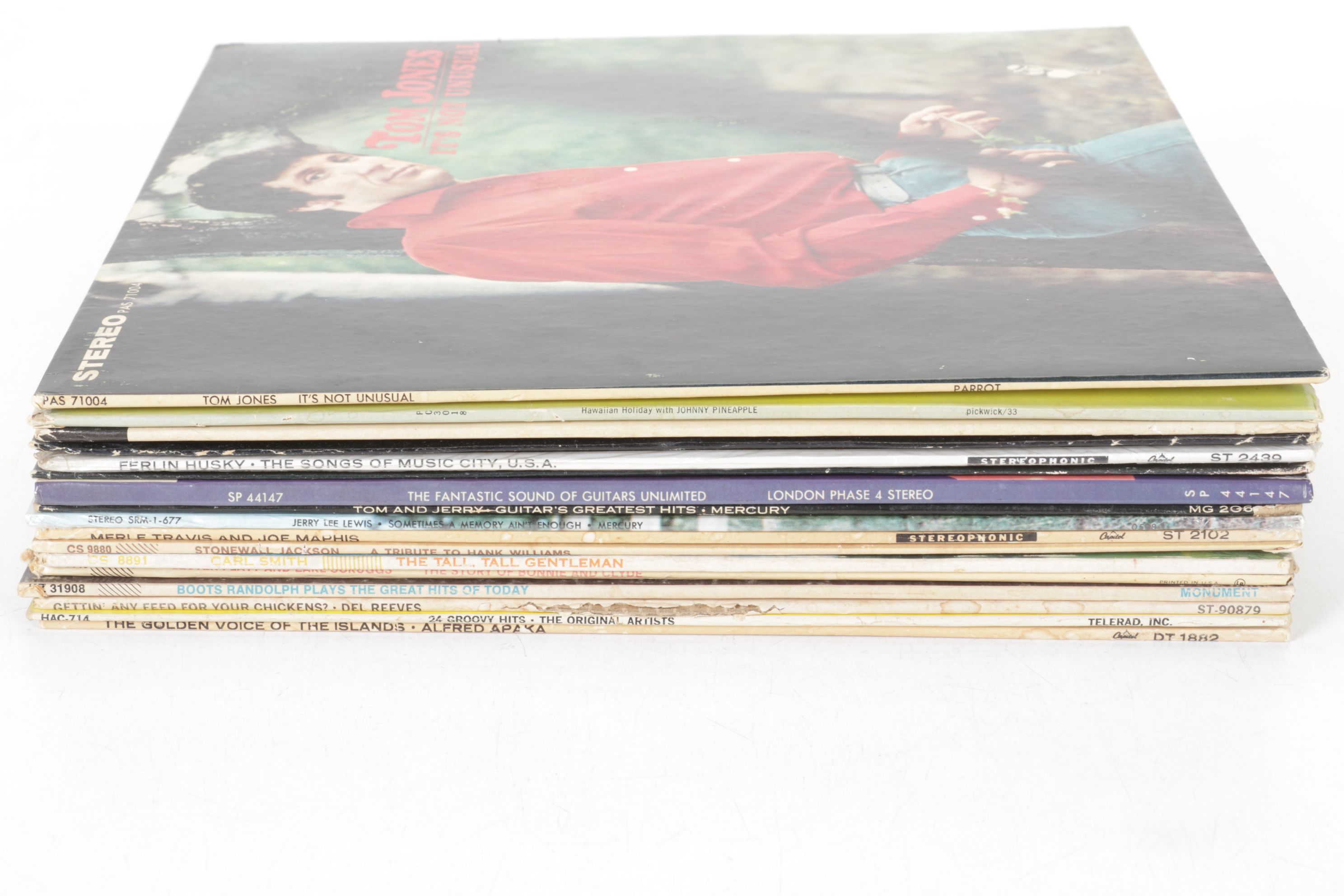 "Hawaiian Holiday with Johnny Pineapple" with Tom Jones and Other Vinyl Records