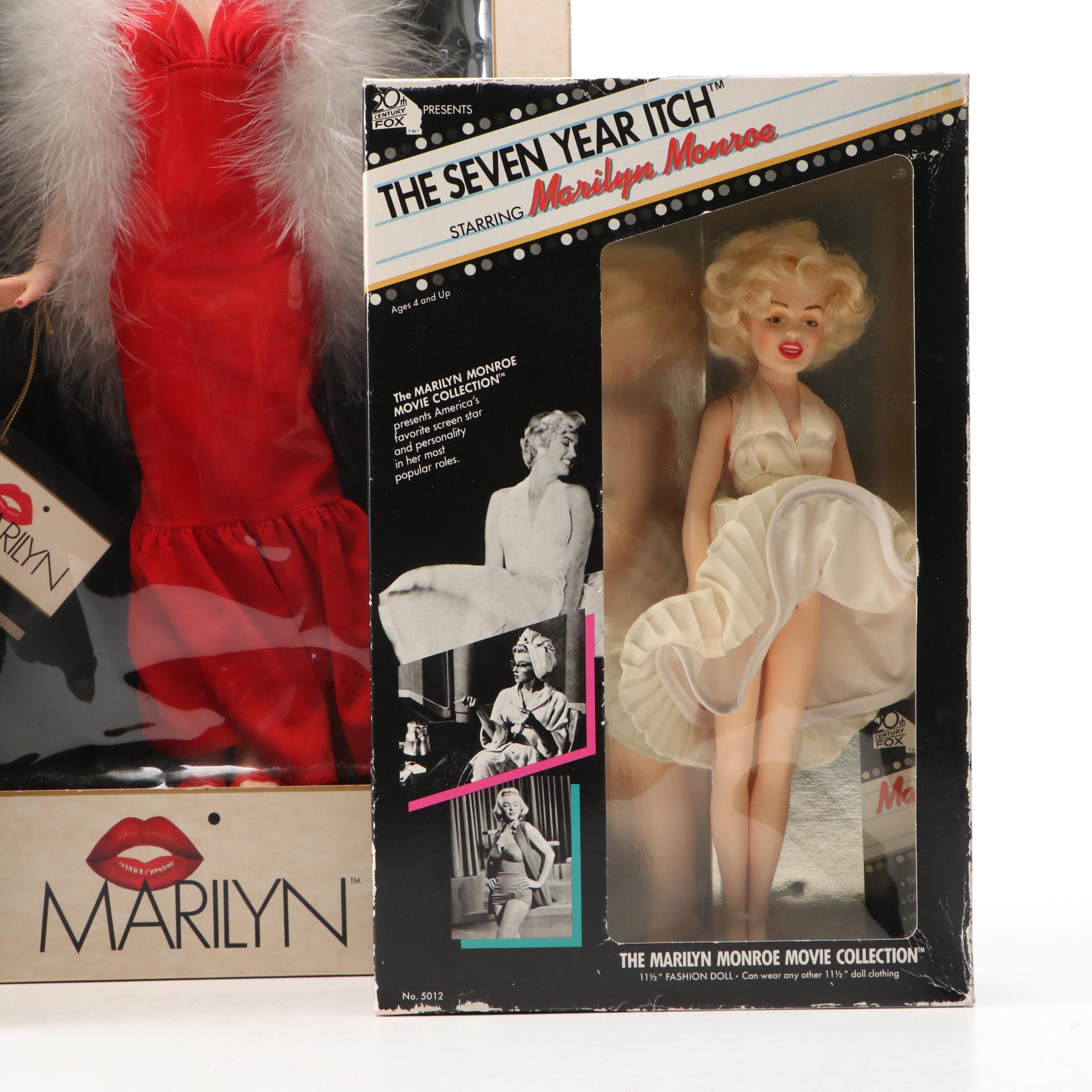 1983 Marilyn Monroe Celebrity Series Doll with Movie Collection Fashion Dolls