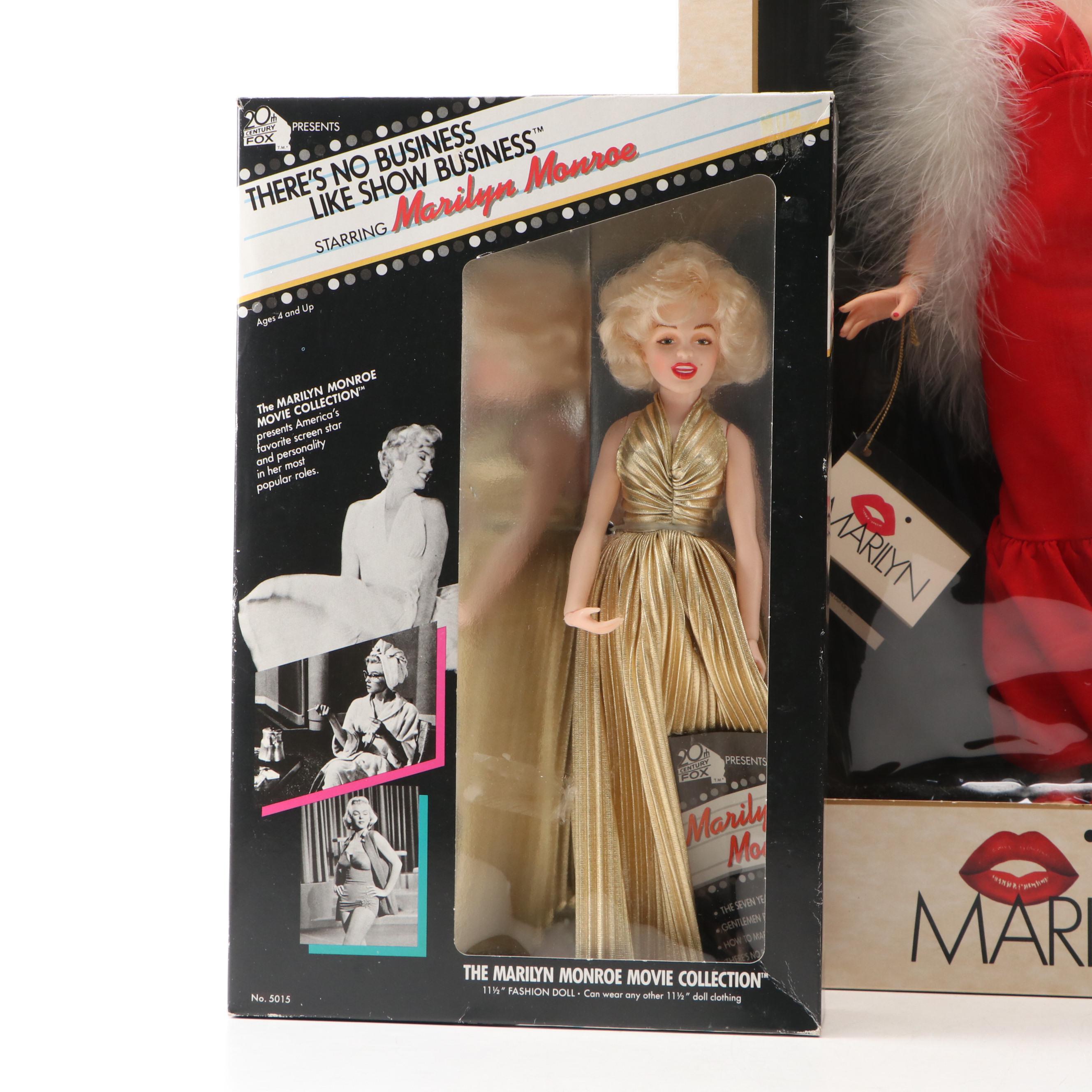 1983 Marilyn Monroe Celebrity Series Doll with Movie Collection Fashion Dolls