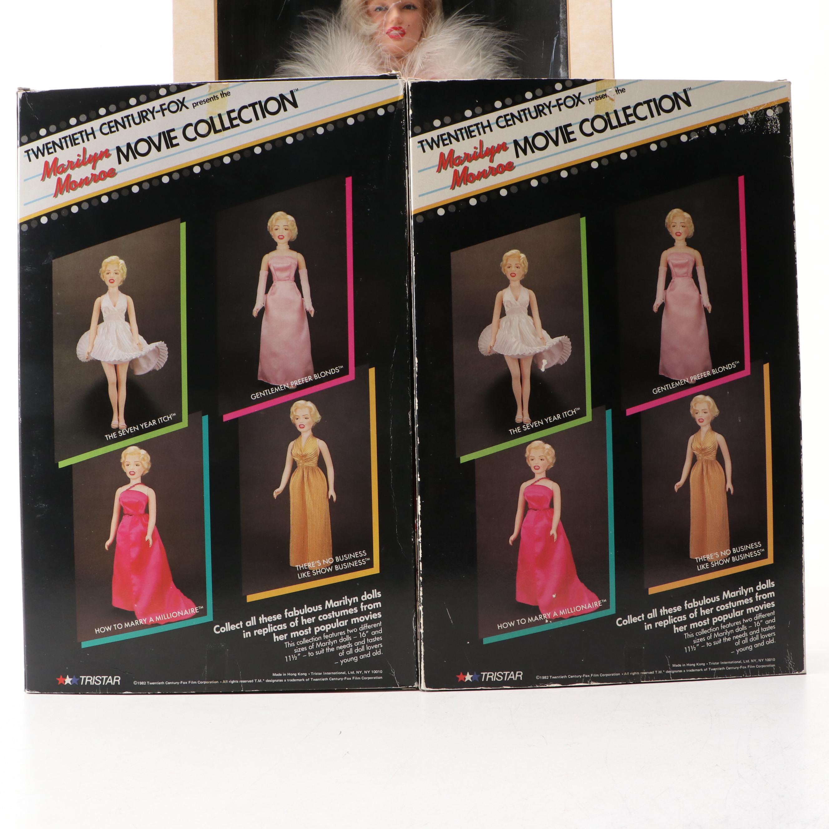 1983 Marilyn Monroe Celebrity Series Doll with Movie Collection Fashion Dolls