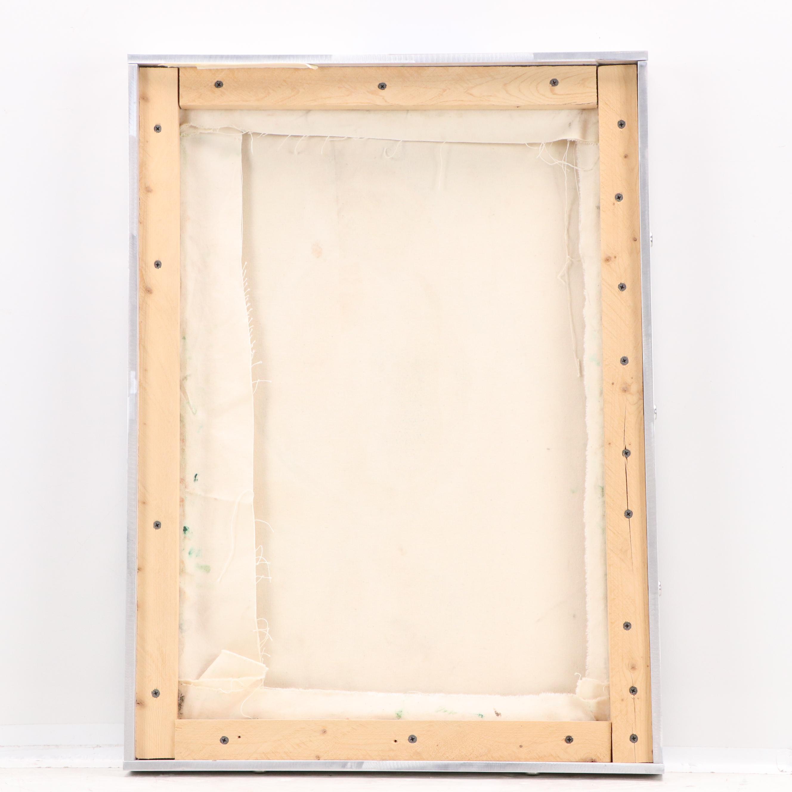 John Wolfer Oil Painting of Bengals Football Player, 1999