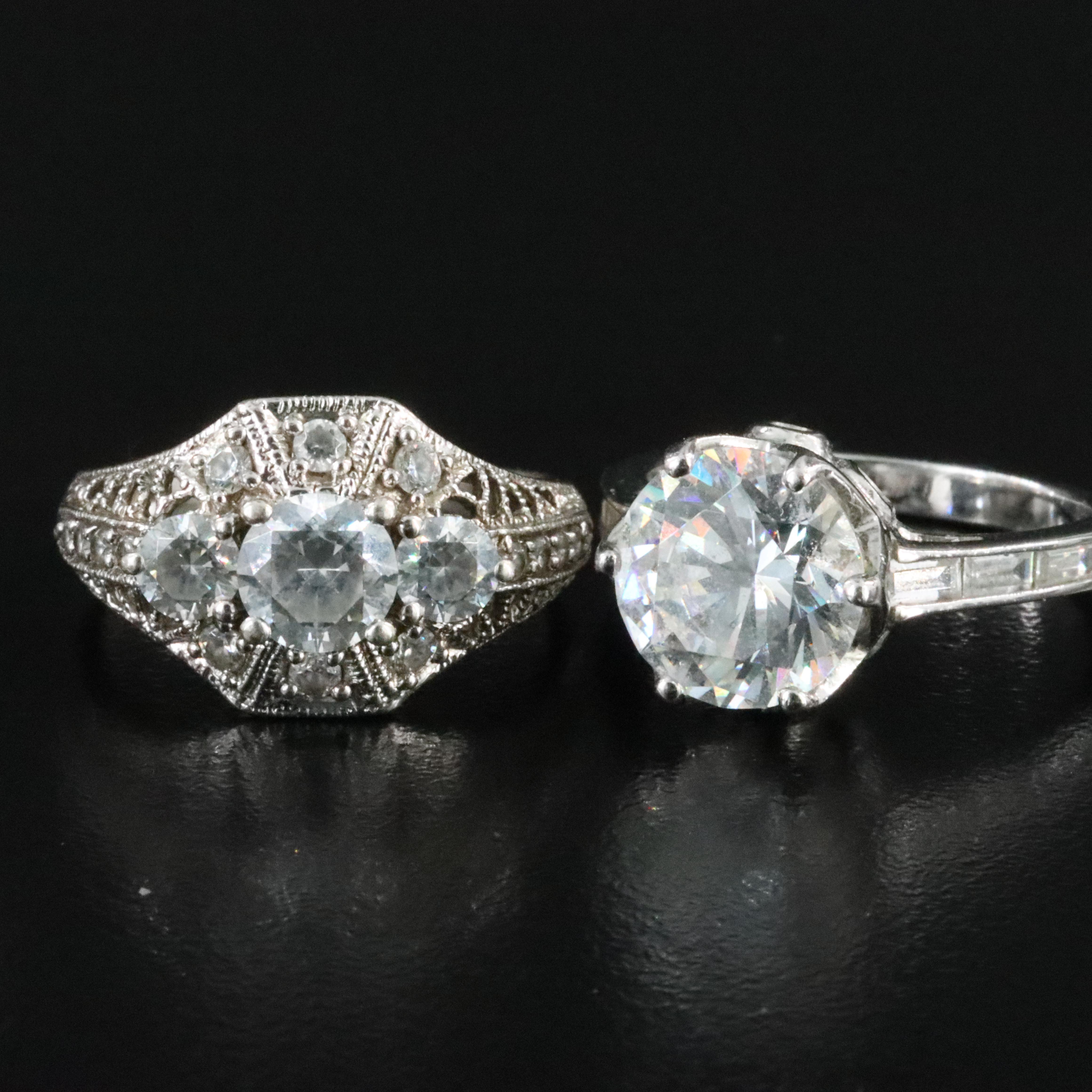 Sterling Gemstone Ring Collection Featuring Judith Ripka