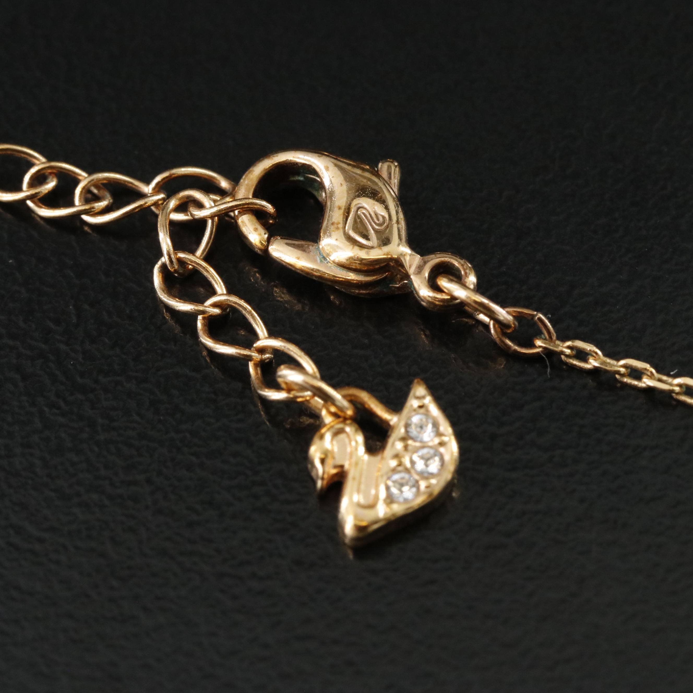 Swarovski Crystal Interlocking Pendant Necklace