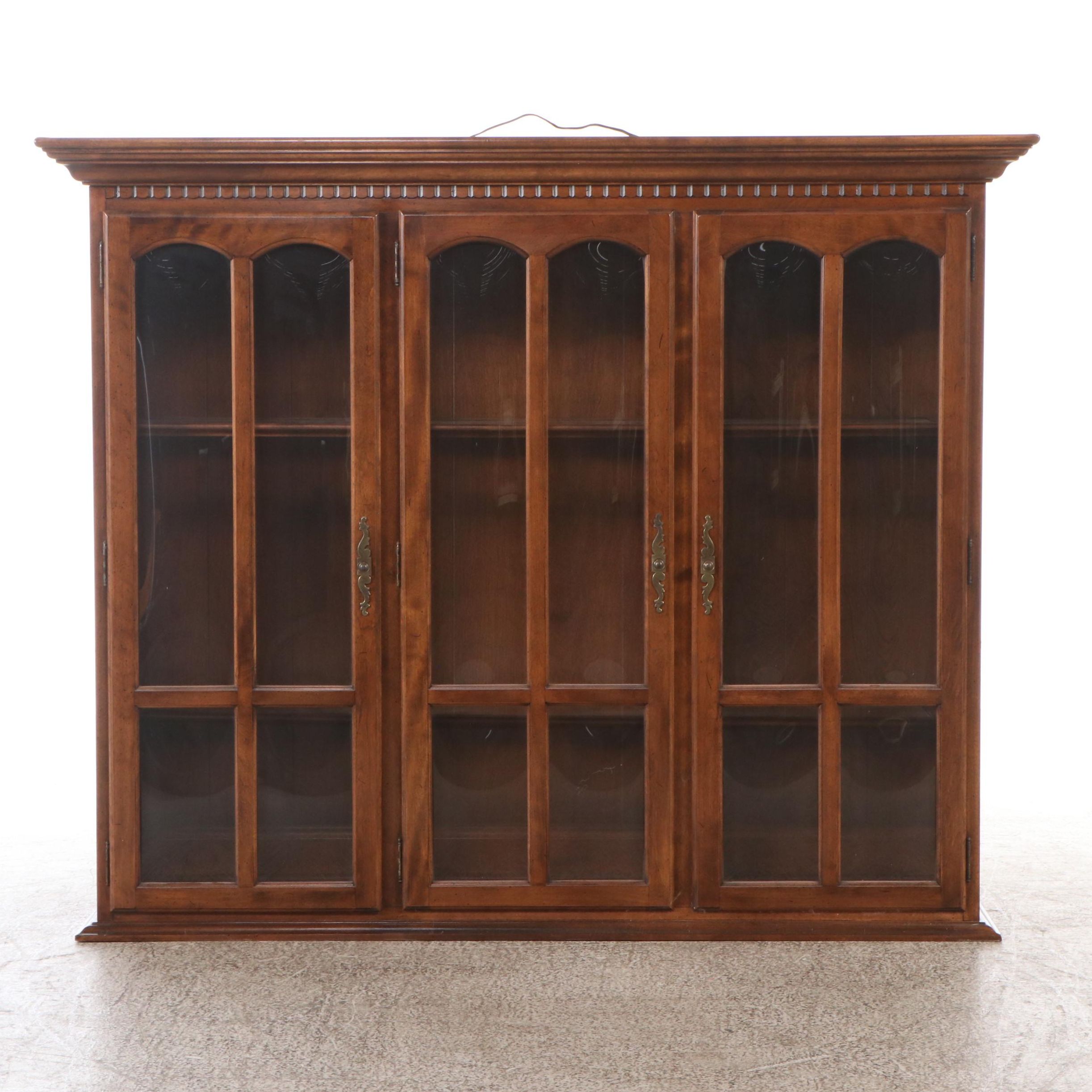 Ethan Allen Federal Style Mahogany China Cabinet