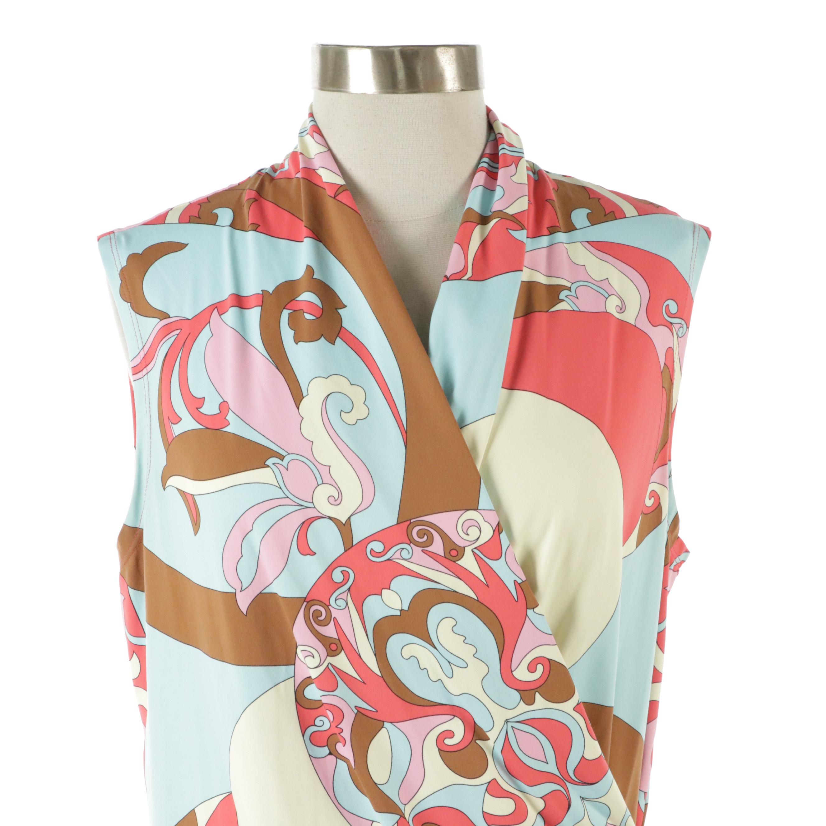 Vince Camuto Side Tie and J. McLaughlin Sleeveless V-Neck Blouses