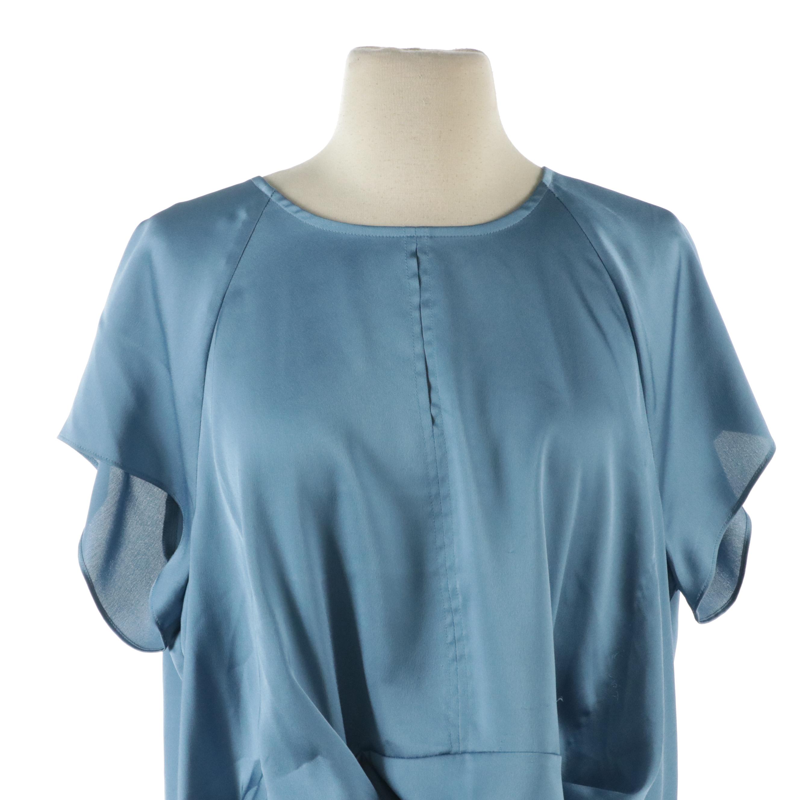 Vince Camuto Side Tie and J. McLaughlin Sleeveless V-Neck Blouses