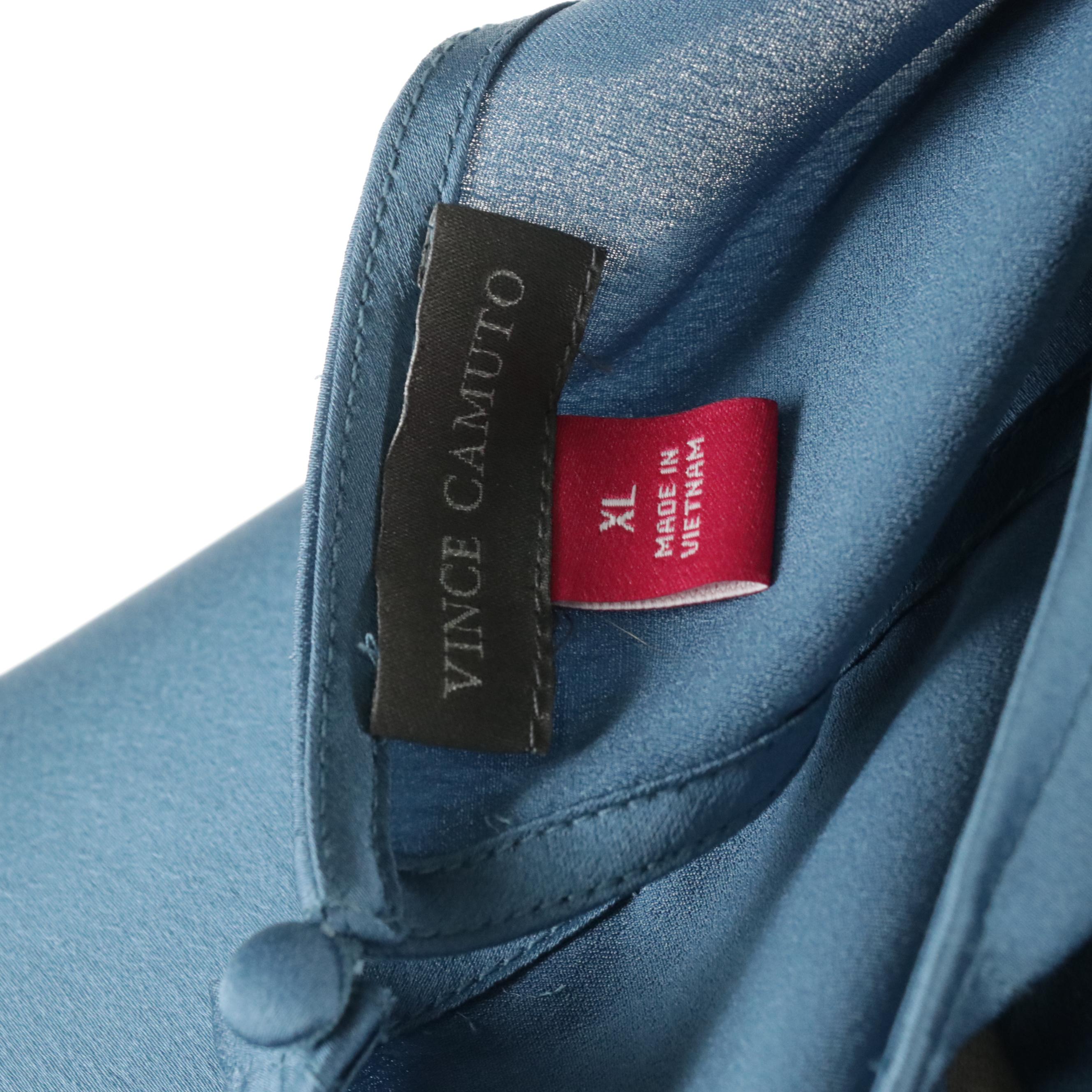 Vince Camuto Side Tie and J. McLaughlin Sleeveless V-Neck Blouses