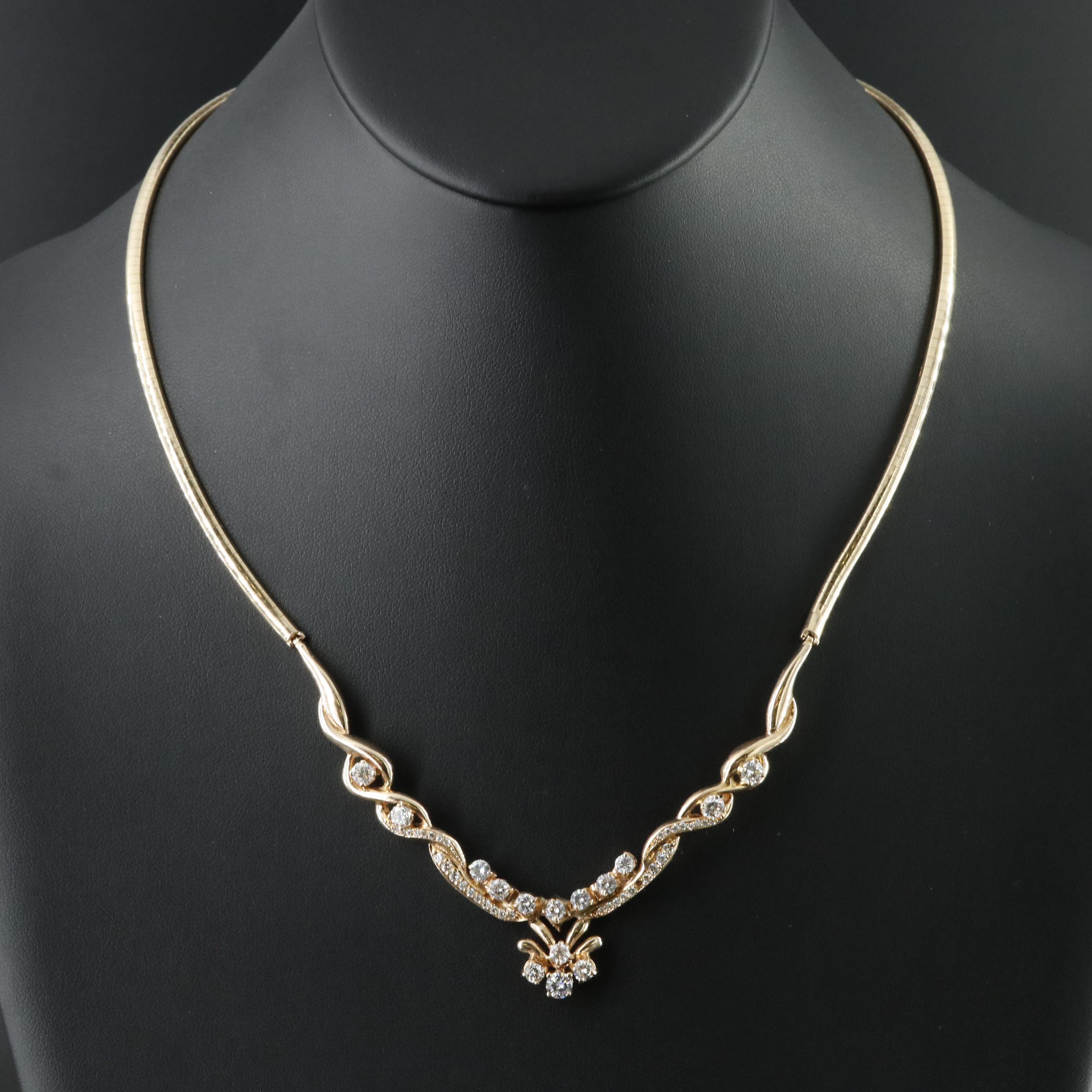 14K 2.34 CTW Diamond Necklace