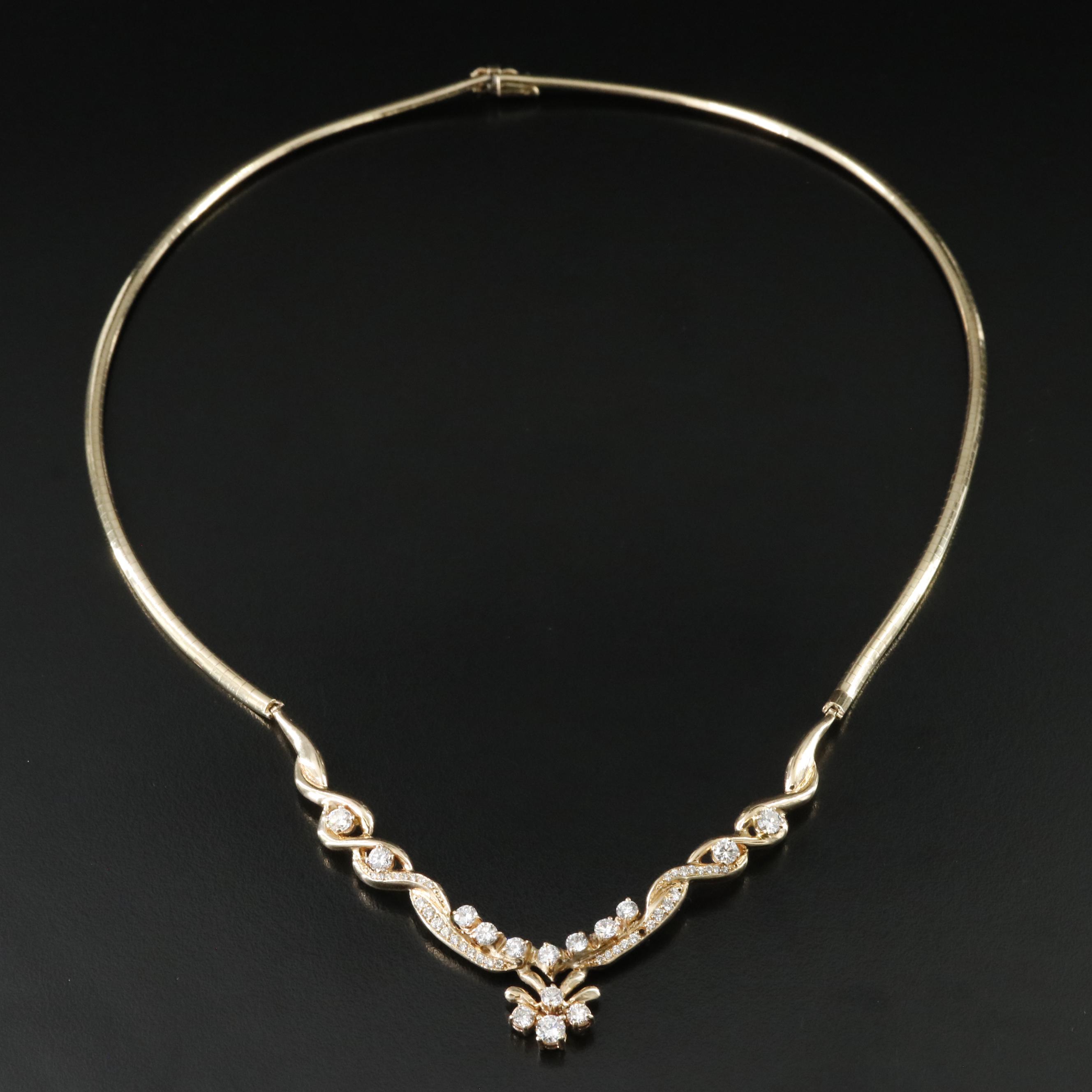 14K 2.34 CTW Diamond Necklace