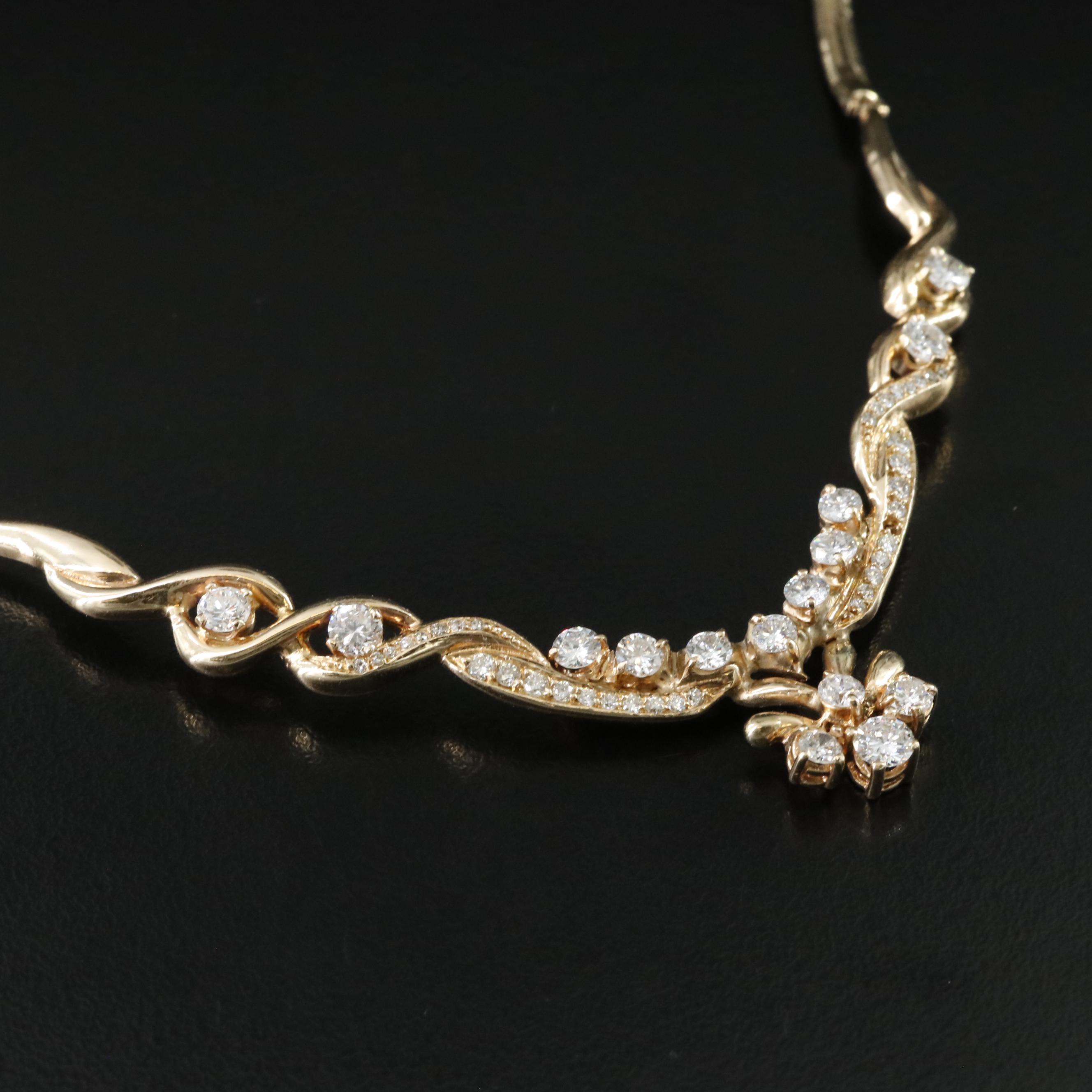 14K 2.34 CTW Diamond Necklace