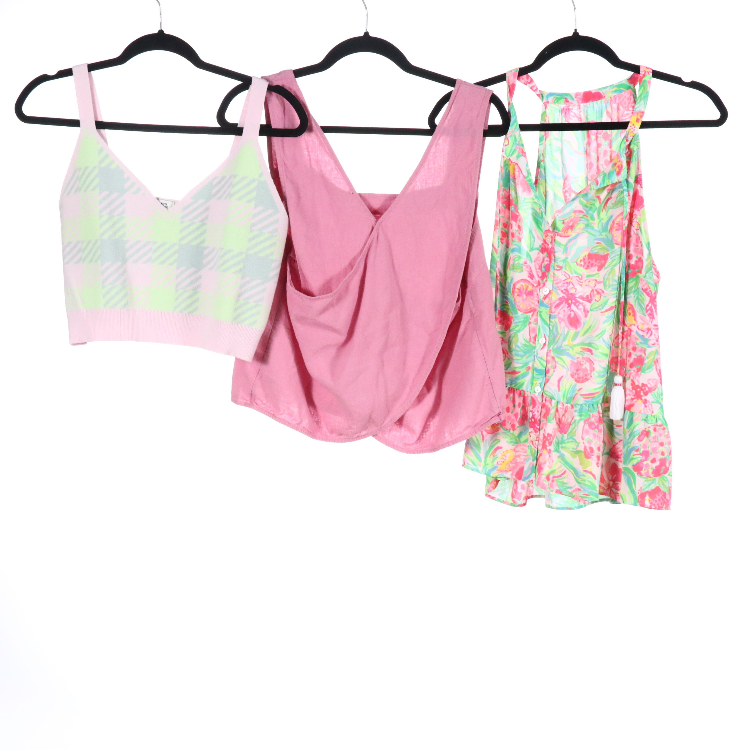 Lilly Pultizer Sleeveless Blouses and Luxletic Active Top with More Tank Tops