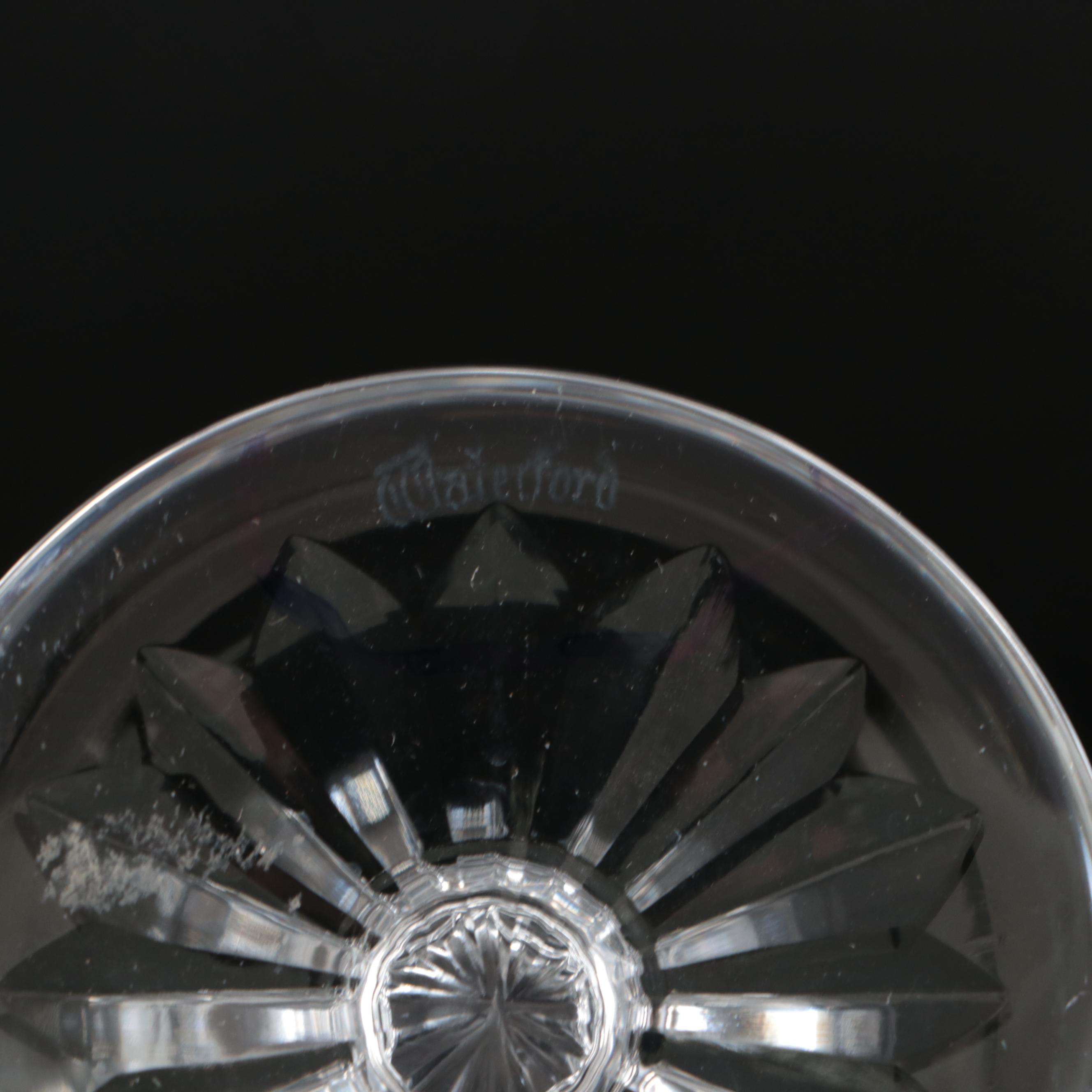 Waterford "Lismore" Crystal Claret Wine Glasses