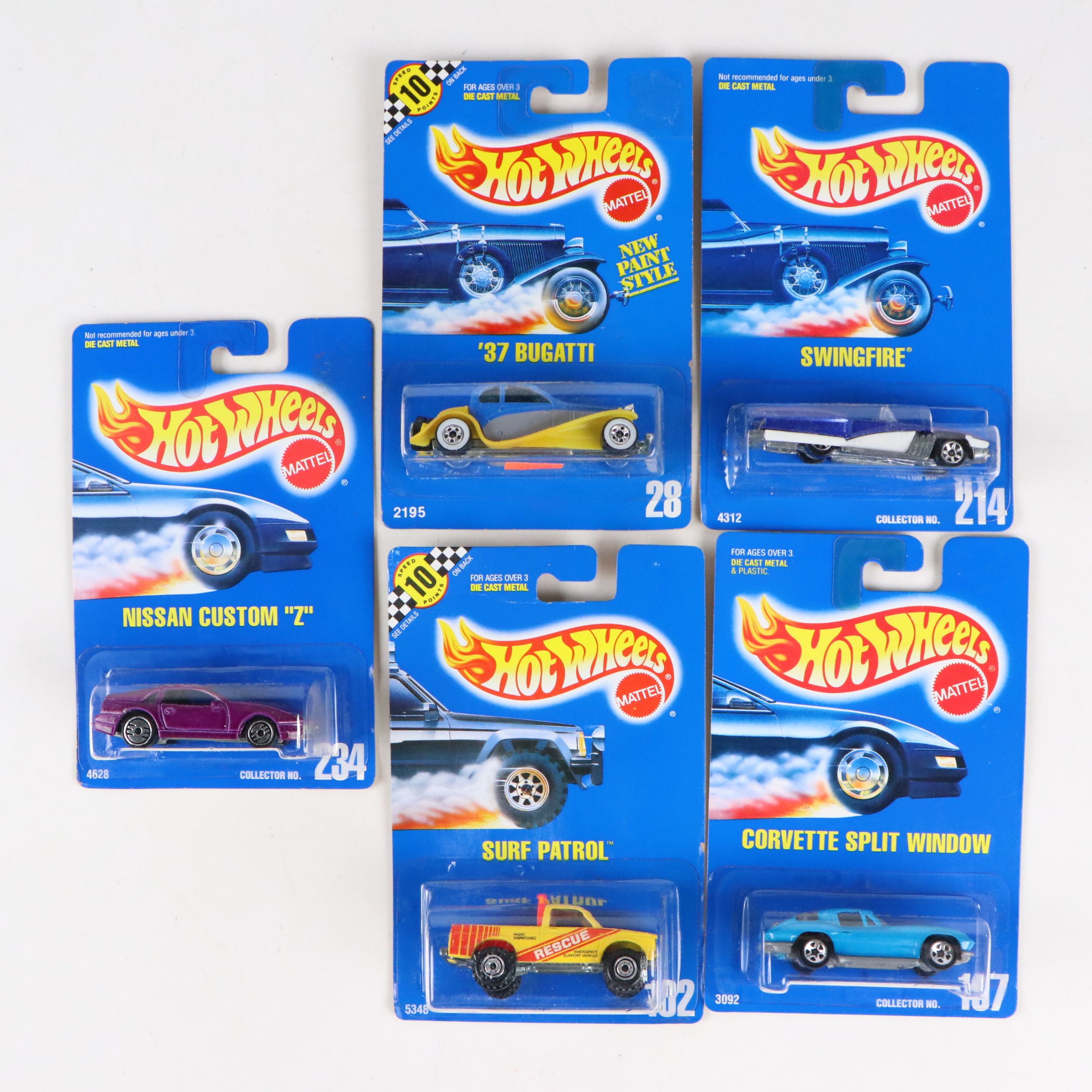 Hot Wheels "Corvette Split Window," "Swingfire" and More Toy Cars
