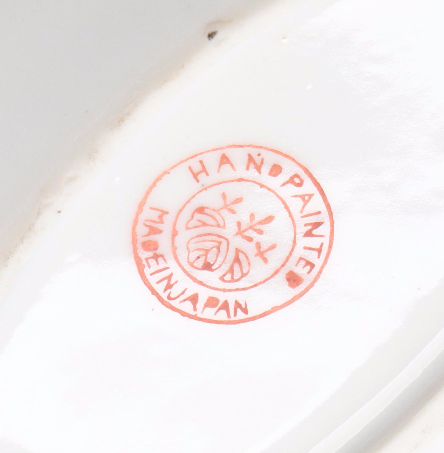 Oscar and Edgar Gutherz Porcelain Footed Bowl with Japanese Porcelain Tableware