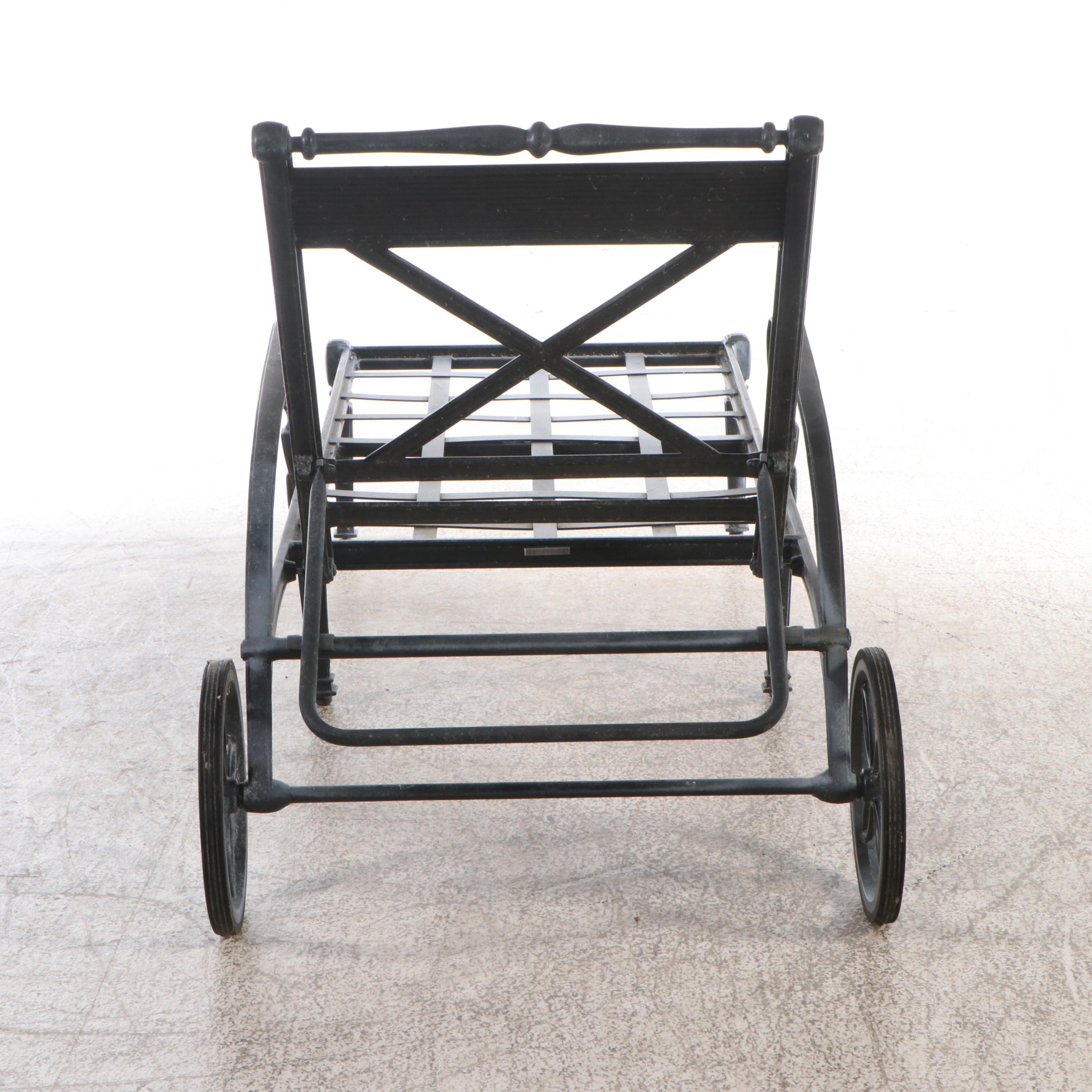 Frontgate Regency Style Metal Patio Lounge Chair