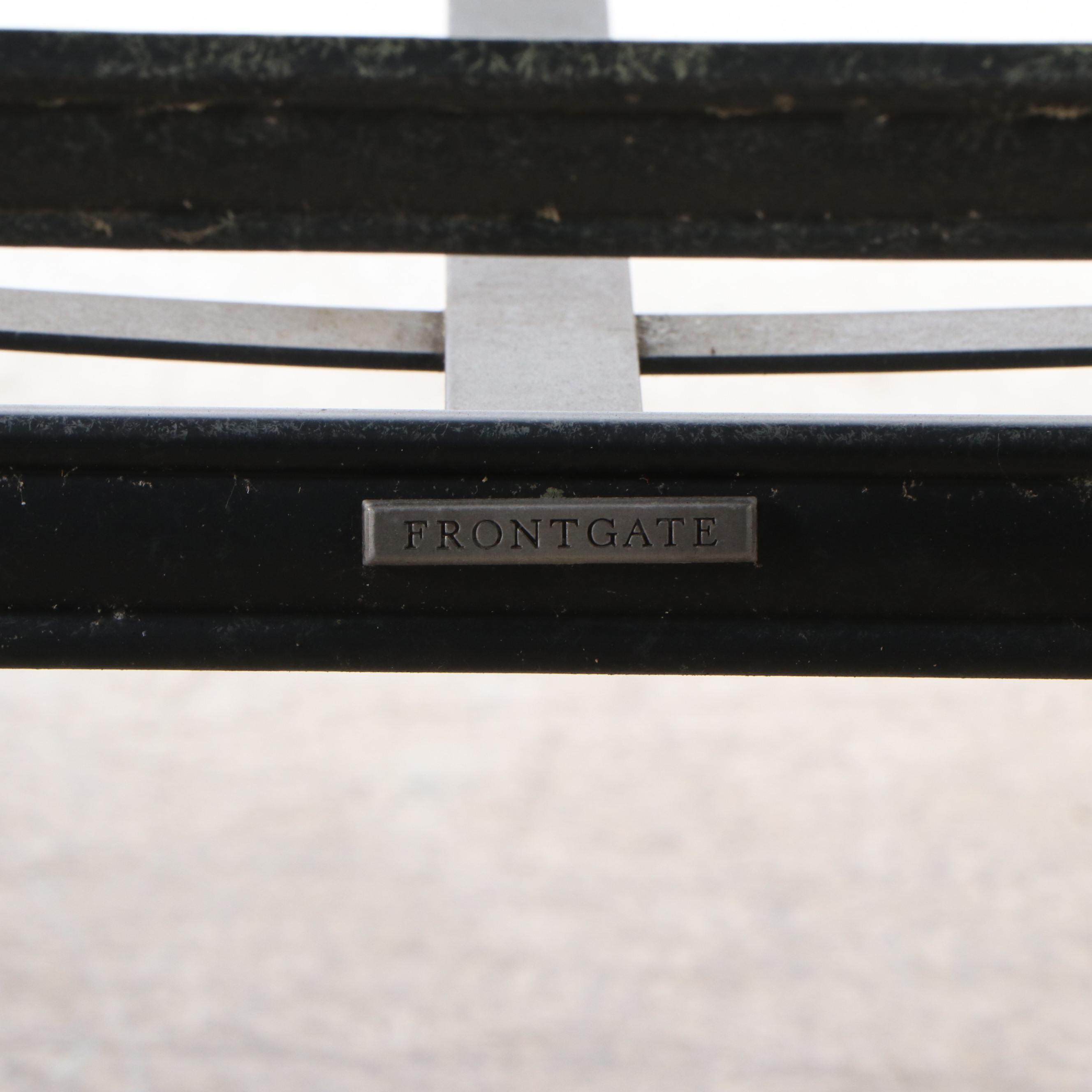 Frontgate Regency Style Metal Patio Lounge Chair