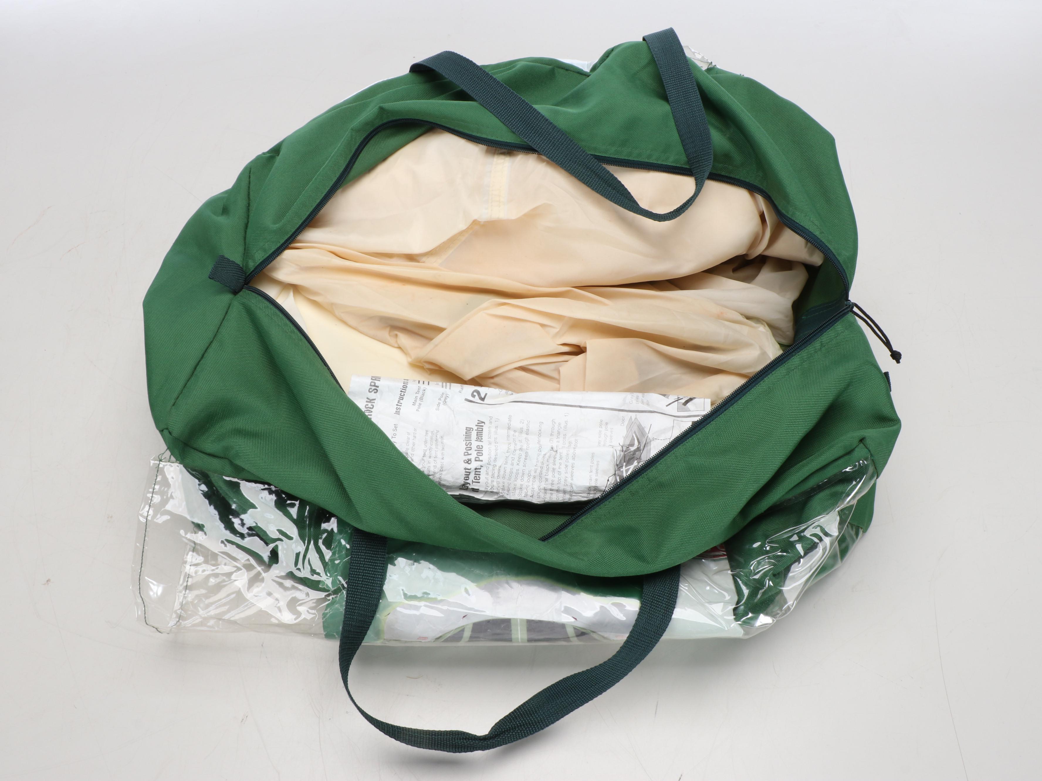 Coleman "Rock Springs" Eight-Person Tent with Duffel Bag and Cover