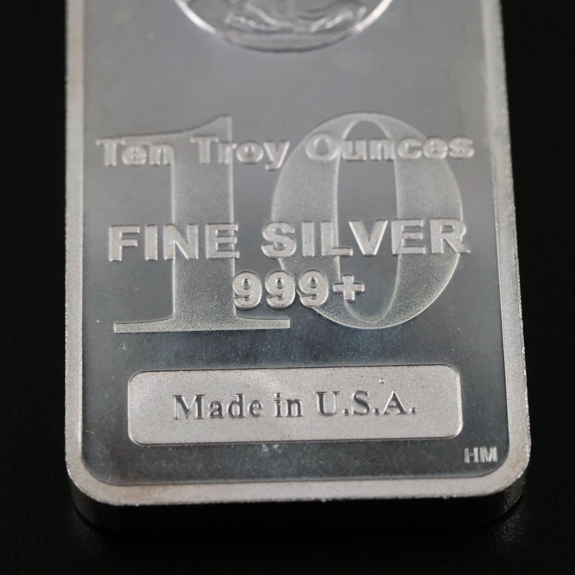 Ten Troy Ounce Silver Bar
