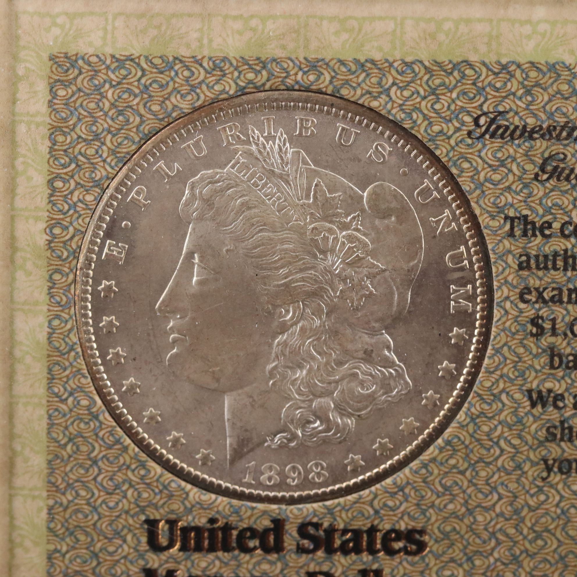 1898-O Uncirculated Morgan Silver Dollar