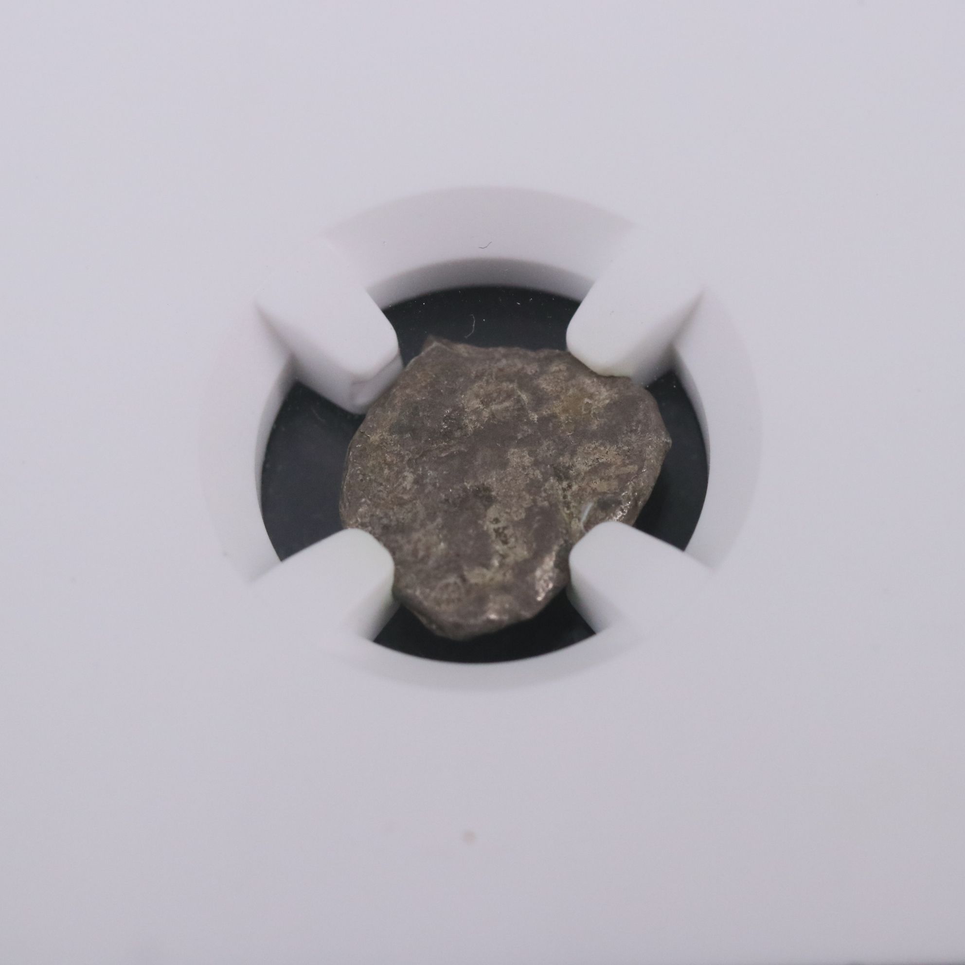 Two Spanish Colonial Shipwreck 1/2-Real Silver Cob Coins, ca. 1700, NGC Genuine