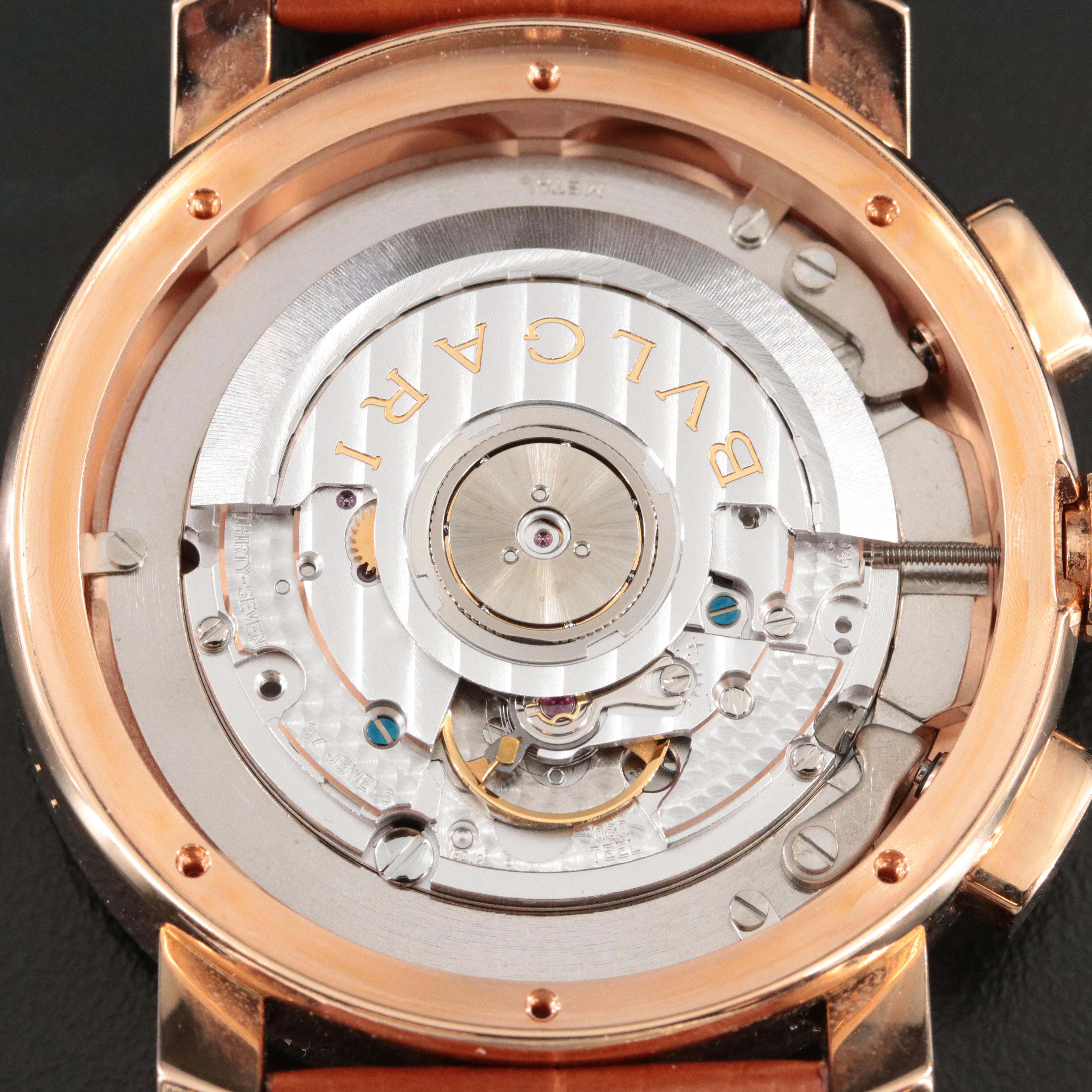 BVLGARI Diagono 18K Gold Limited Edition Chronograph Watch