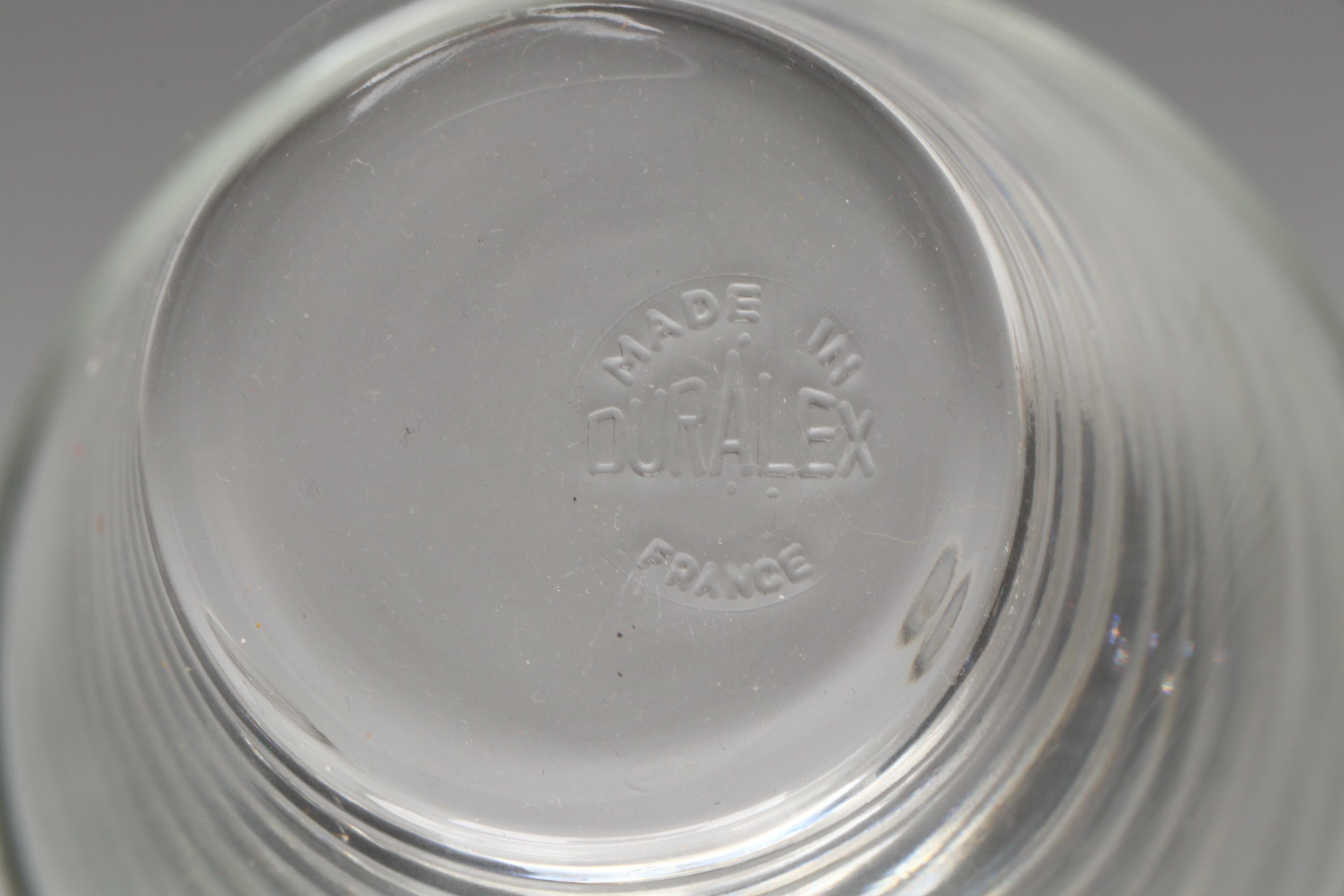 USSR Podstakannik Enamel Penguin Tea Glass Holders with Duralex Glasses