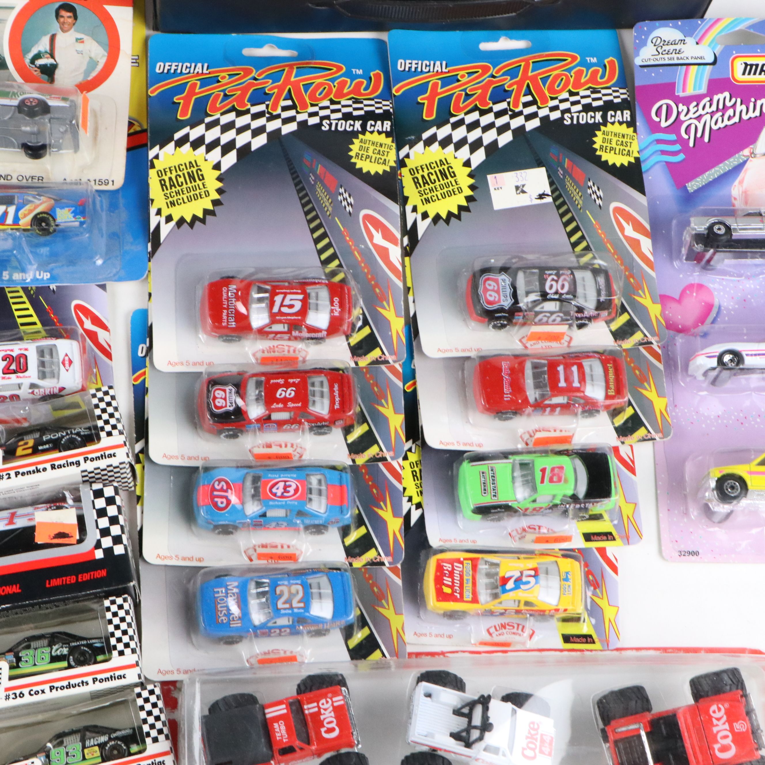 Racing Champions NASCAR Collectors Case, Stock Cars and More Diecast Vehicles