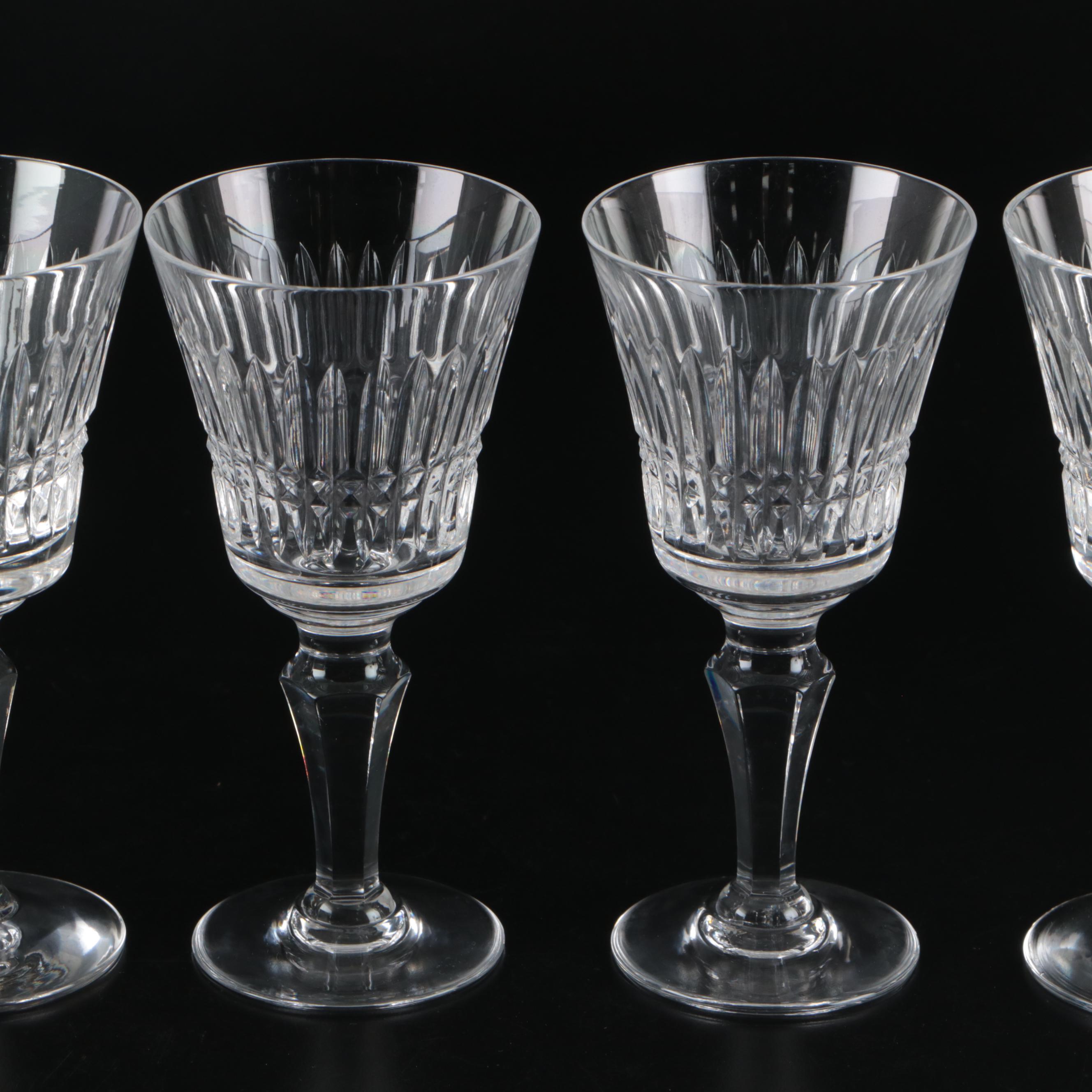 Royal Doulton "Vanborough" Crystal Claret Wine Glasses, 1972 - 1987