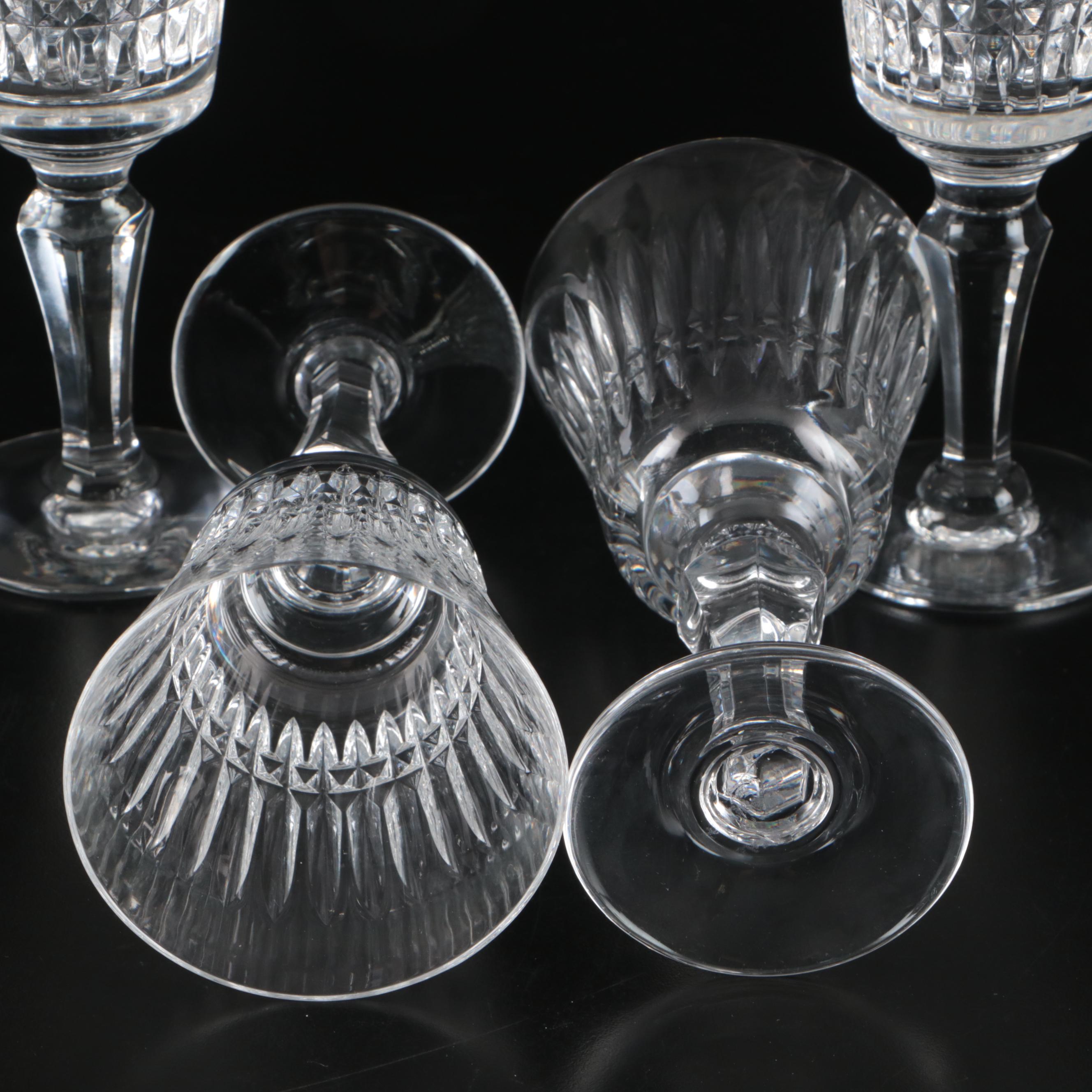 Royal Doulton "Vanborough" Crystal Claret Wine Glasses, 1972 - 1987