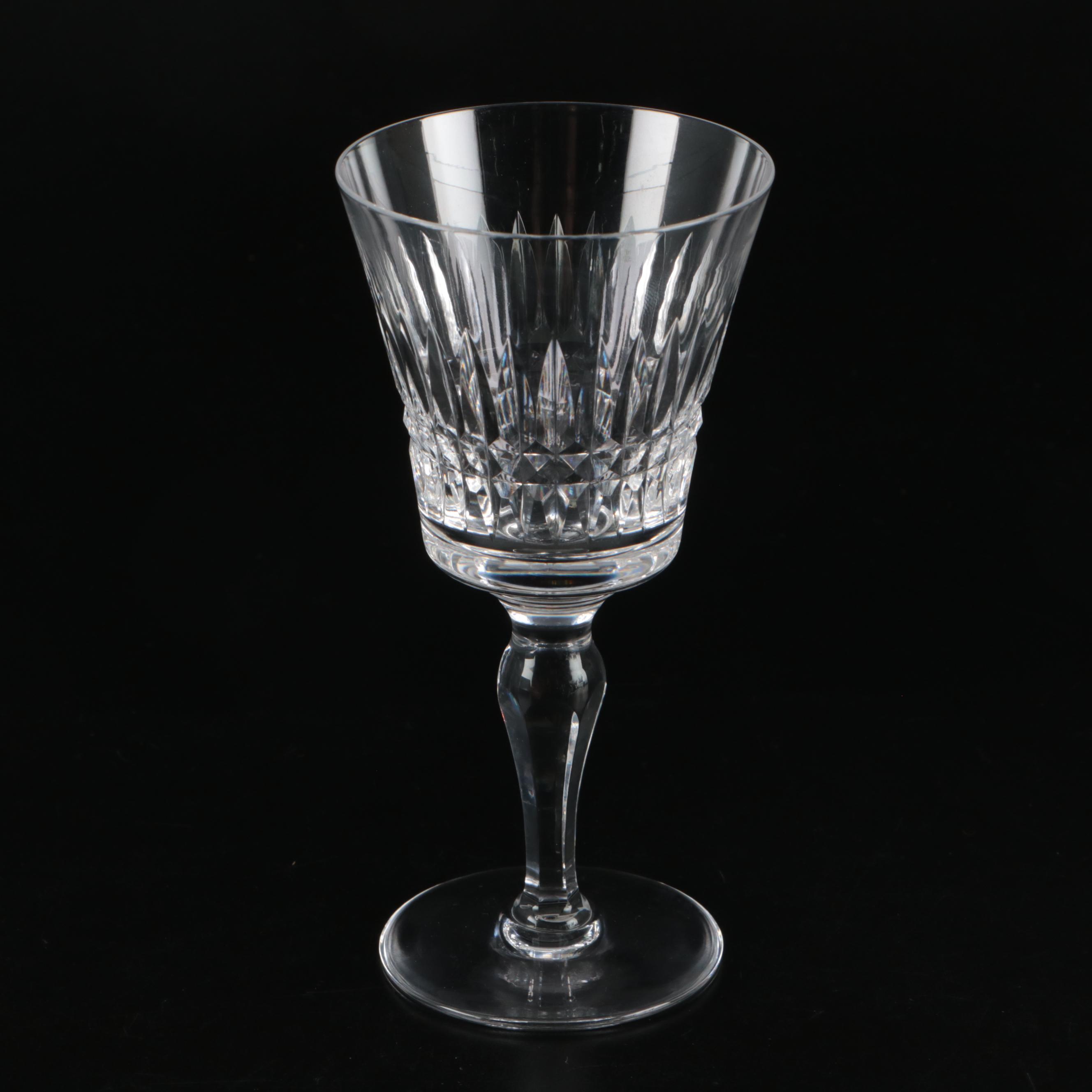 Royal Doulton "Vanborough" Crystal Claret Wine Glasses, 1972 - 1987