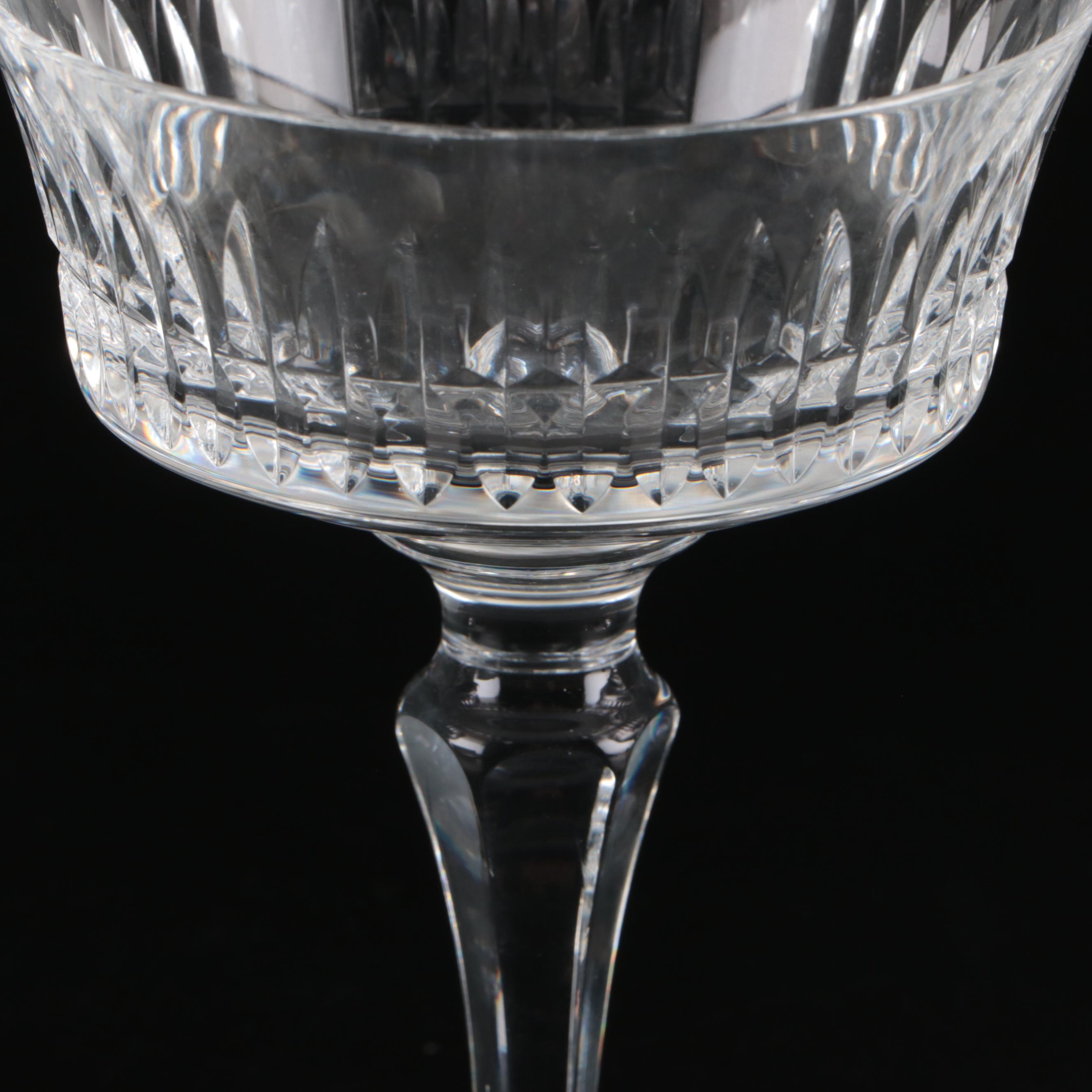 Royal Doulton "Vanborough" Crystal Champagne Coupes, 1972 - 1987