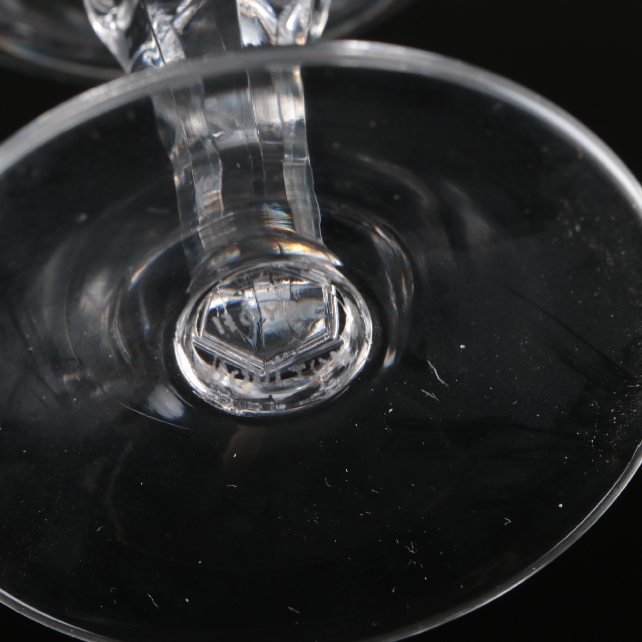 Royal Doulton "Vanborough" Crystal Champagne Coupes, 1972 - 1987