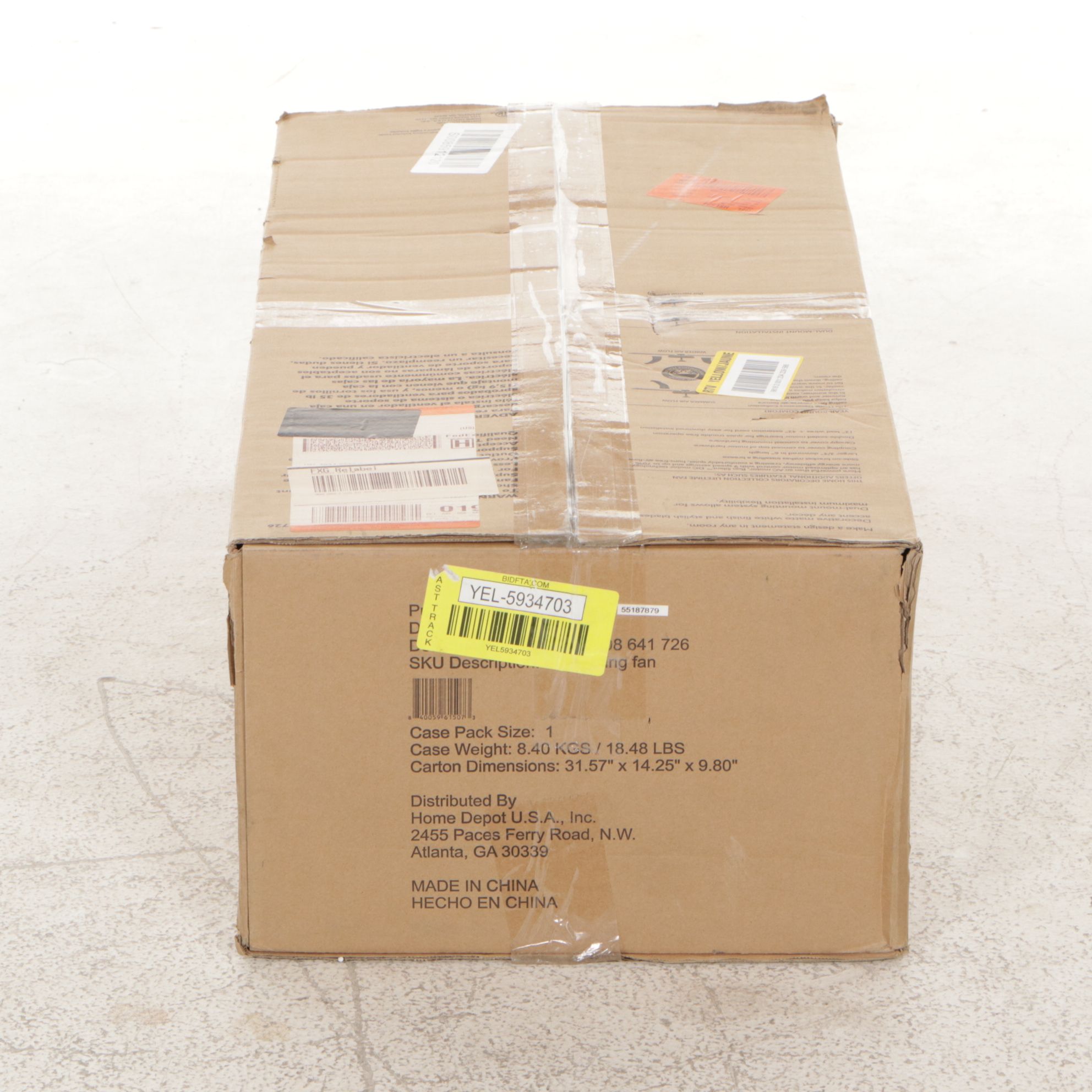 Home Decorators Tager 52" Indoor/Outdoor Ceiling Fan with Alexa/Google Assist