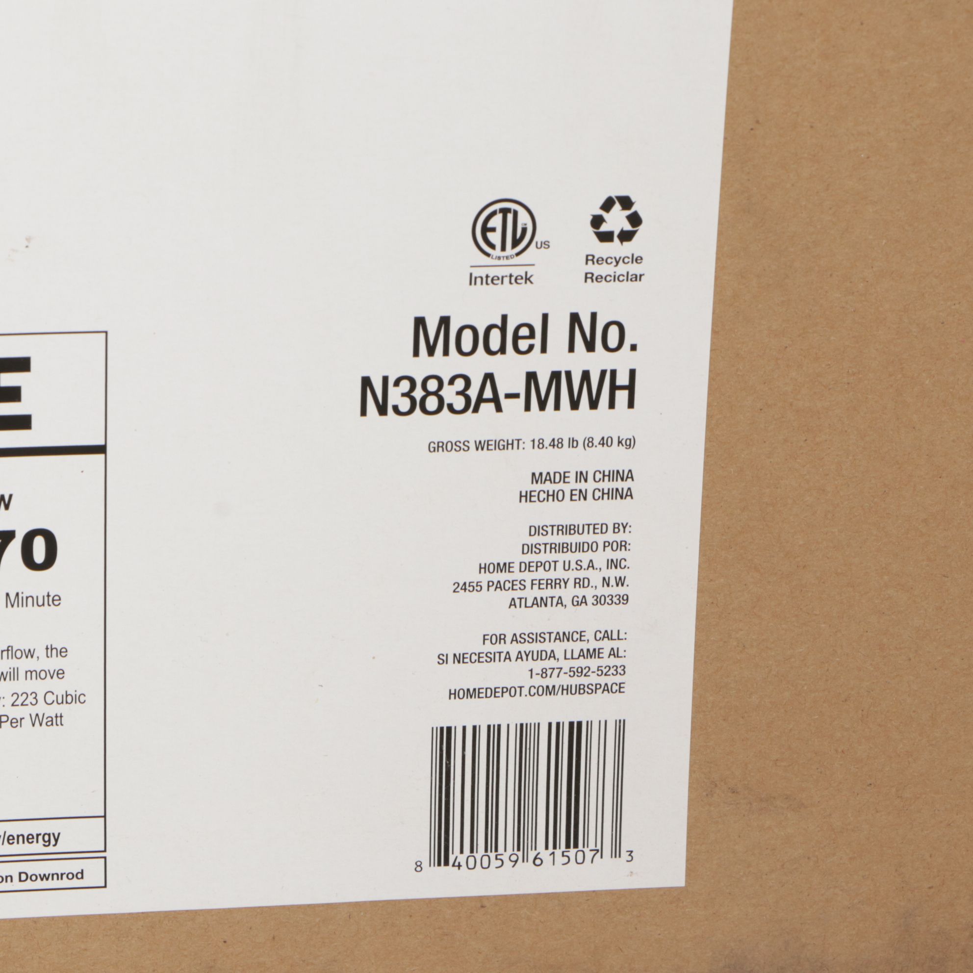 Home Decorators Tager 52" Indoor/Outdoor Ceiling Fan with Alexa/Google Assist