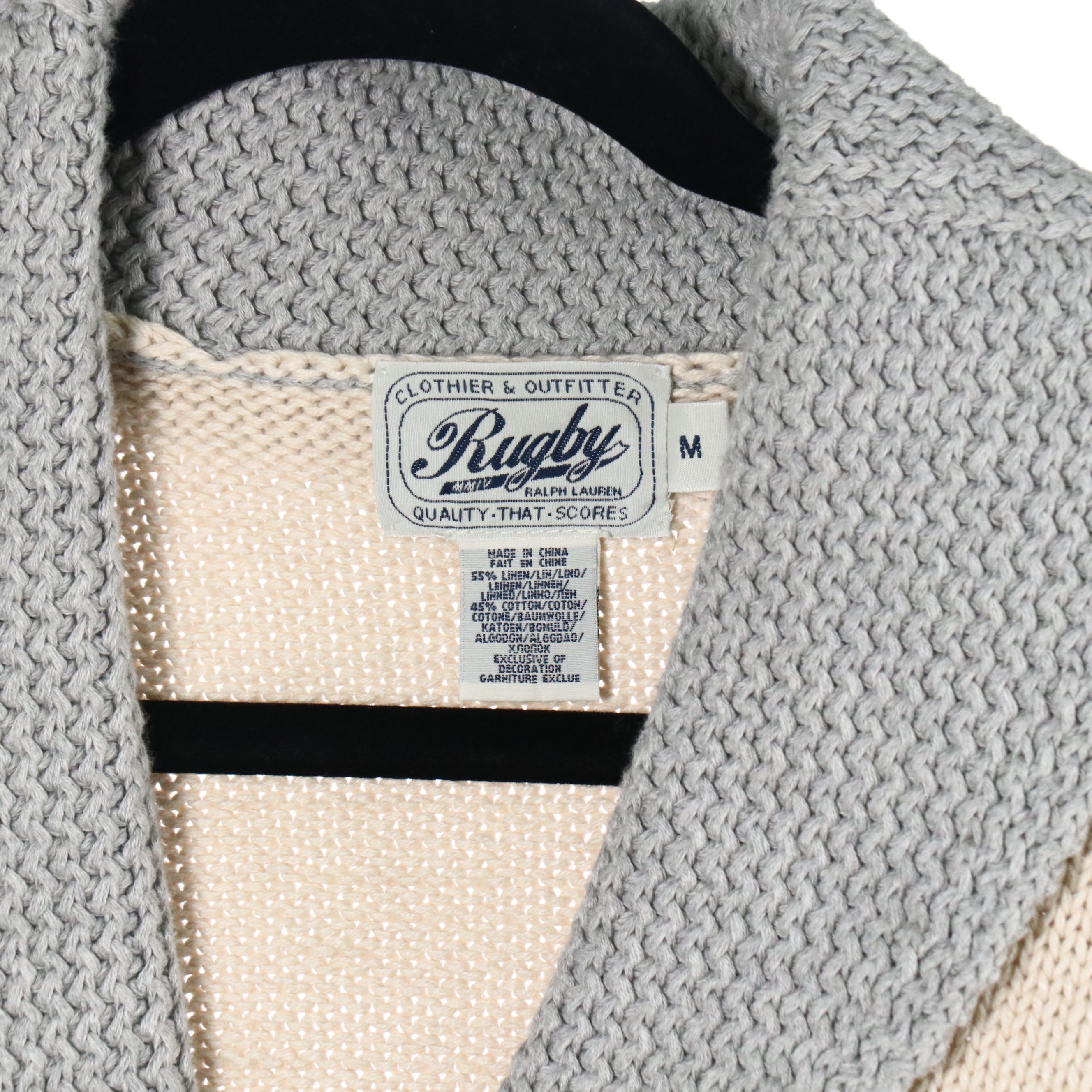 Men's Ralph Lauren Rugby Wool, Cotton and Linen Knit Sweaters