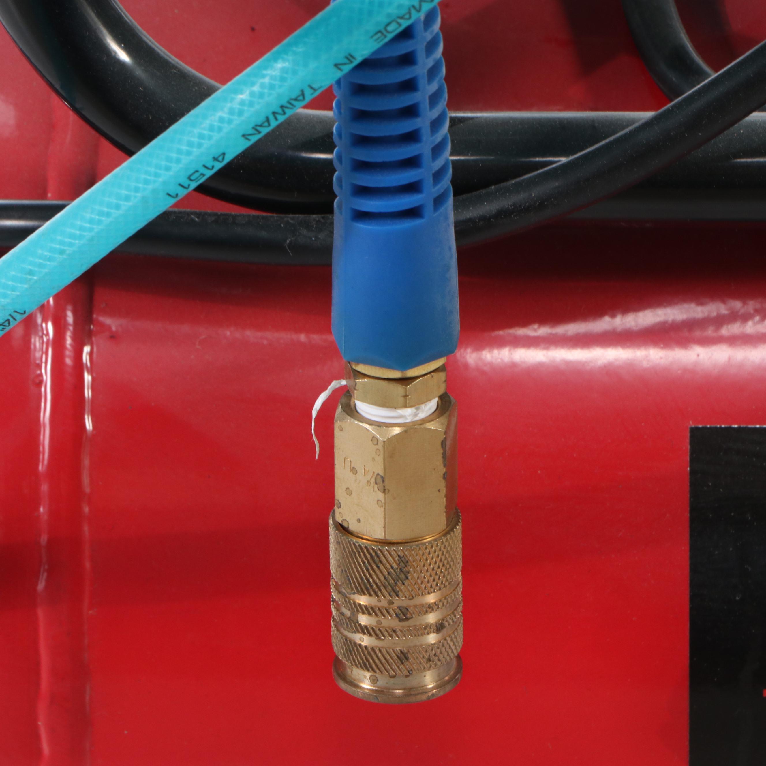 Husky Portable 8-Gallon Cylinder Air Compressor with Hose