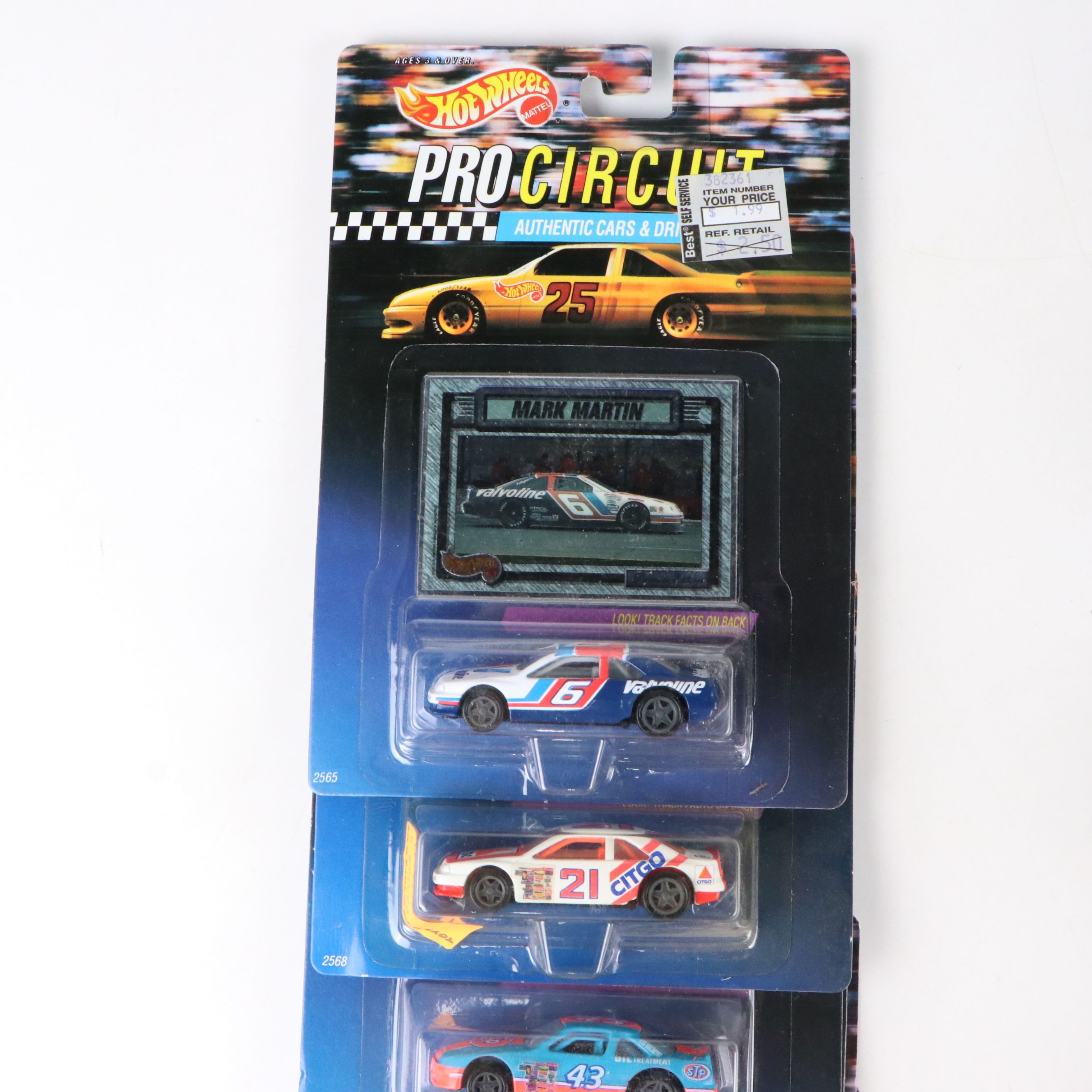 Hot Wheels "1995 Chevy Lumina ASA Stock Car" and More Toy Cars, 1990s