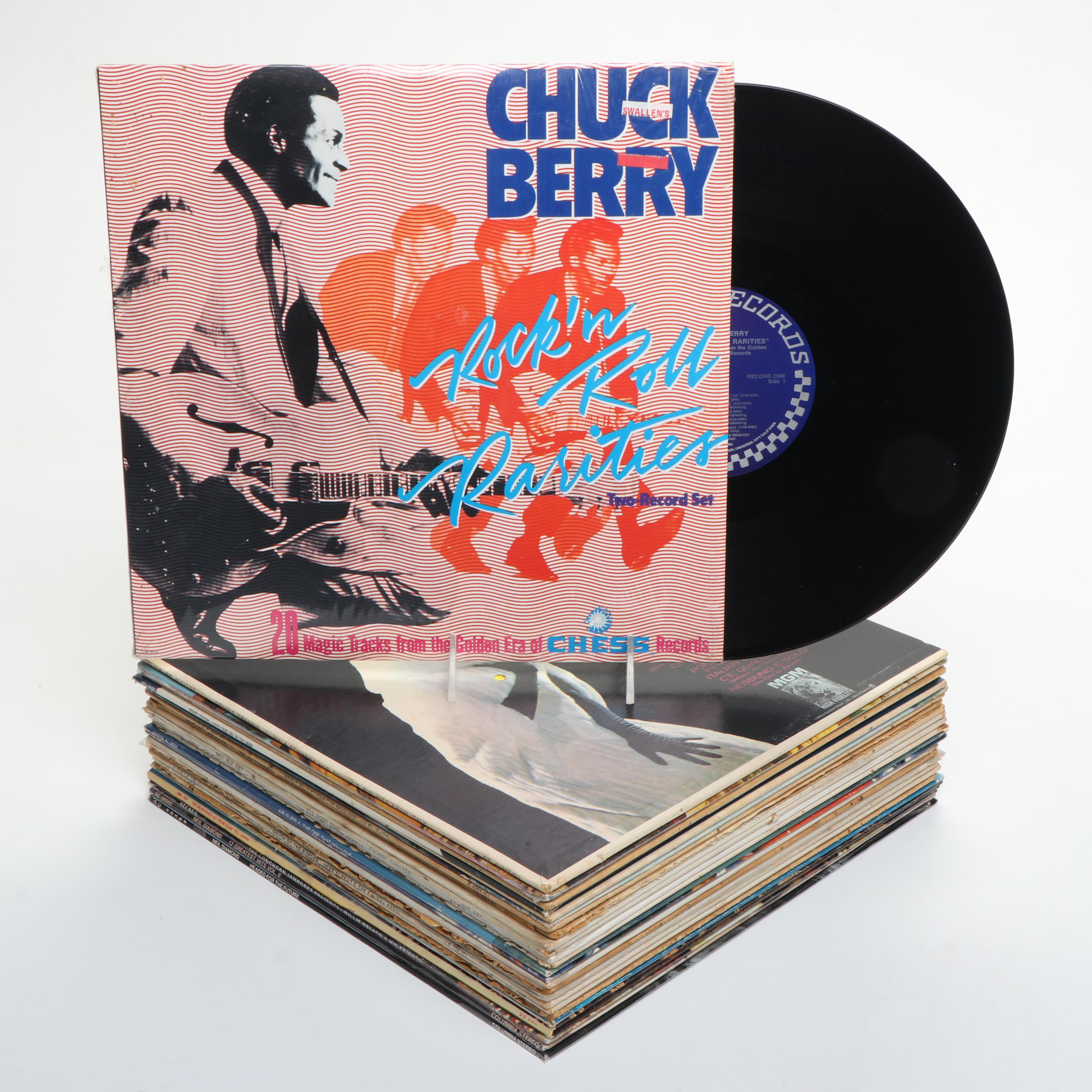 Chuck Berry, Ray Conniff, and More Vinyl Record Albums