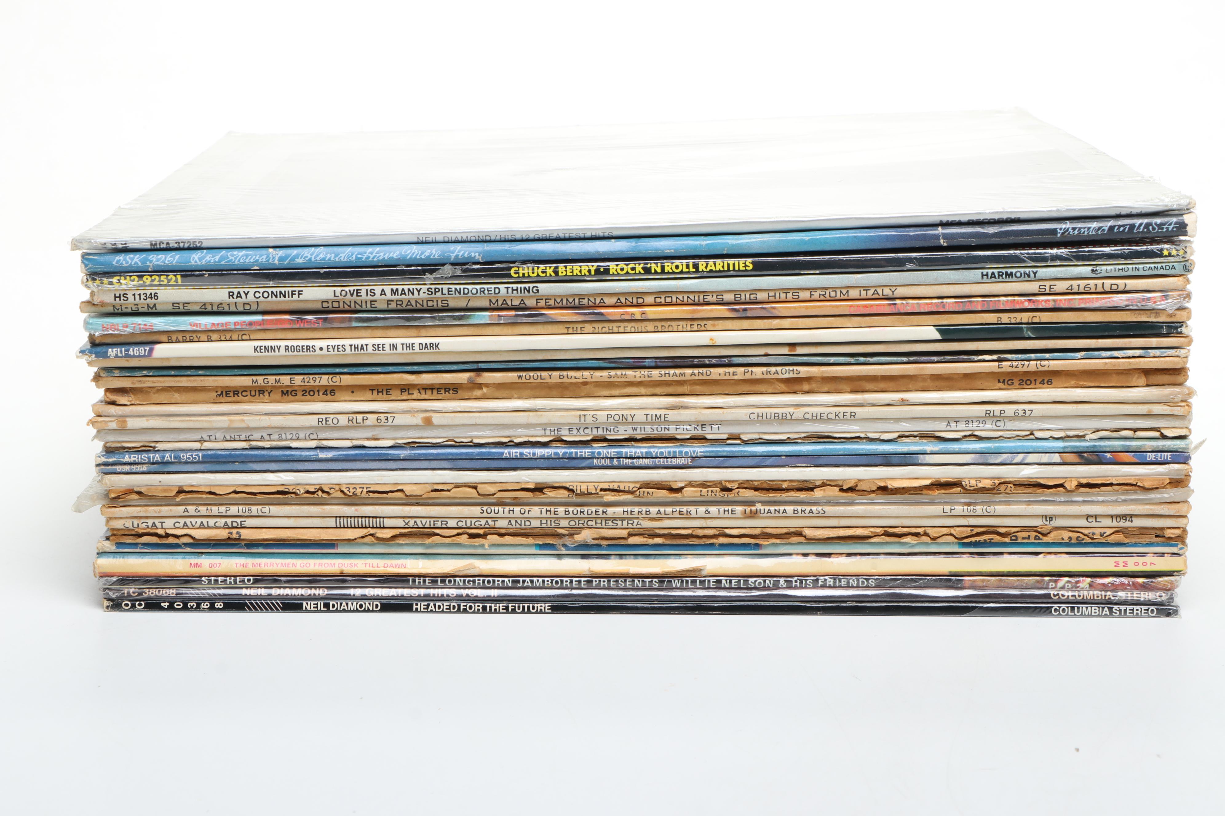 Chuck Berry, Ray Conniff, and More Vinyl Record Albums