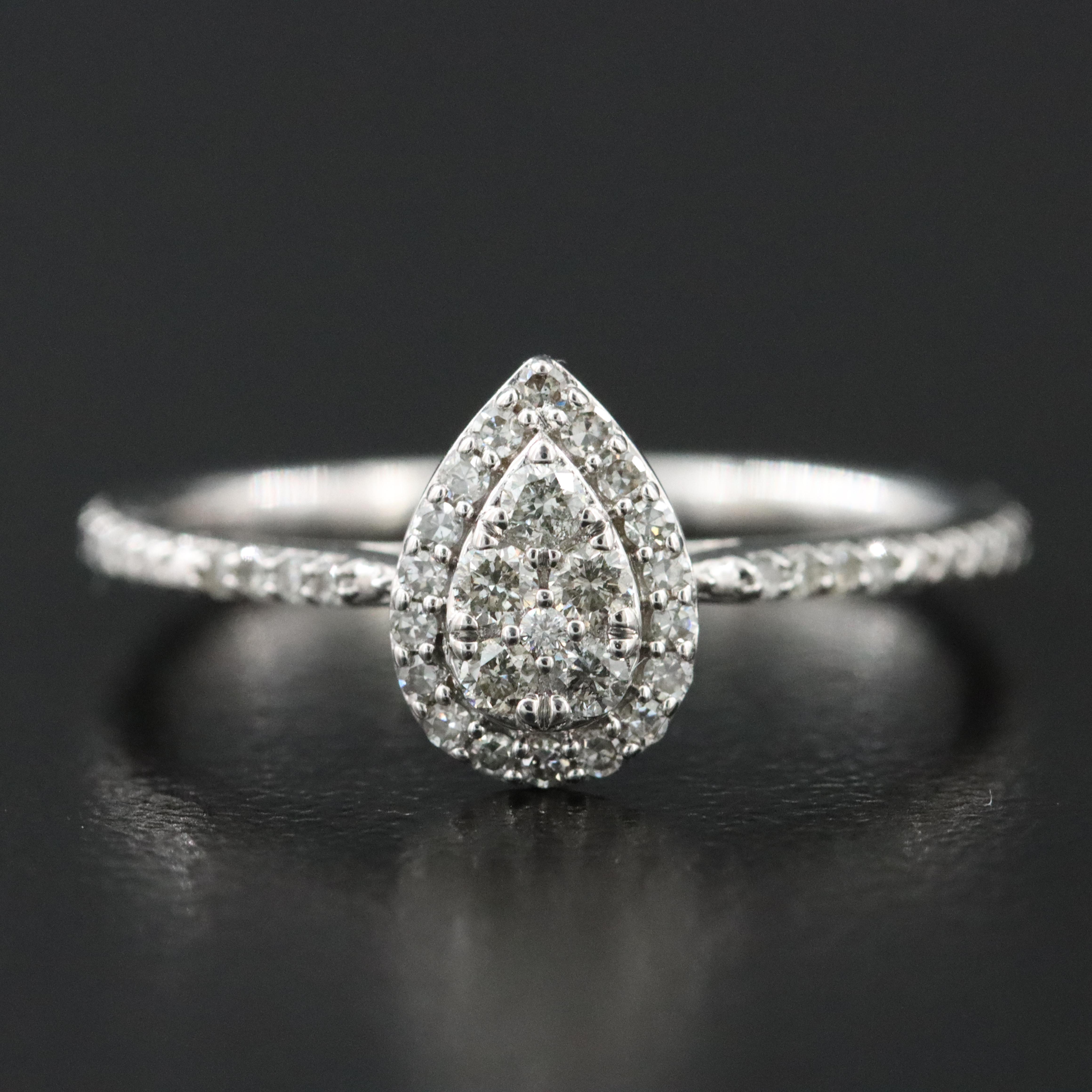 10K 0.32 CTW Diamond Ring