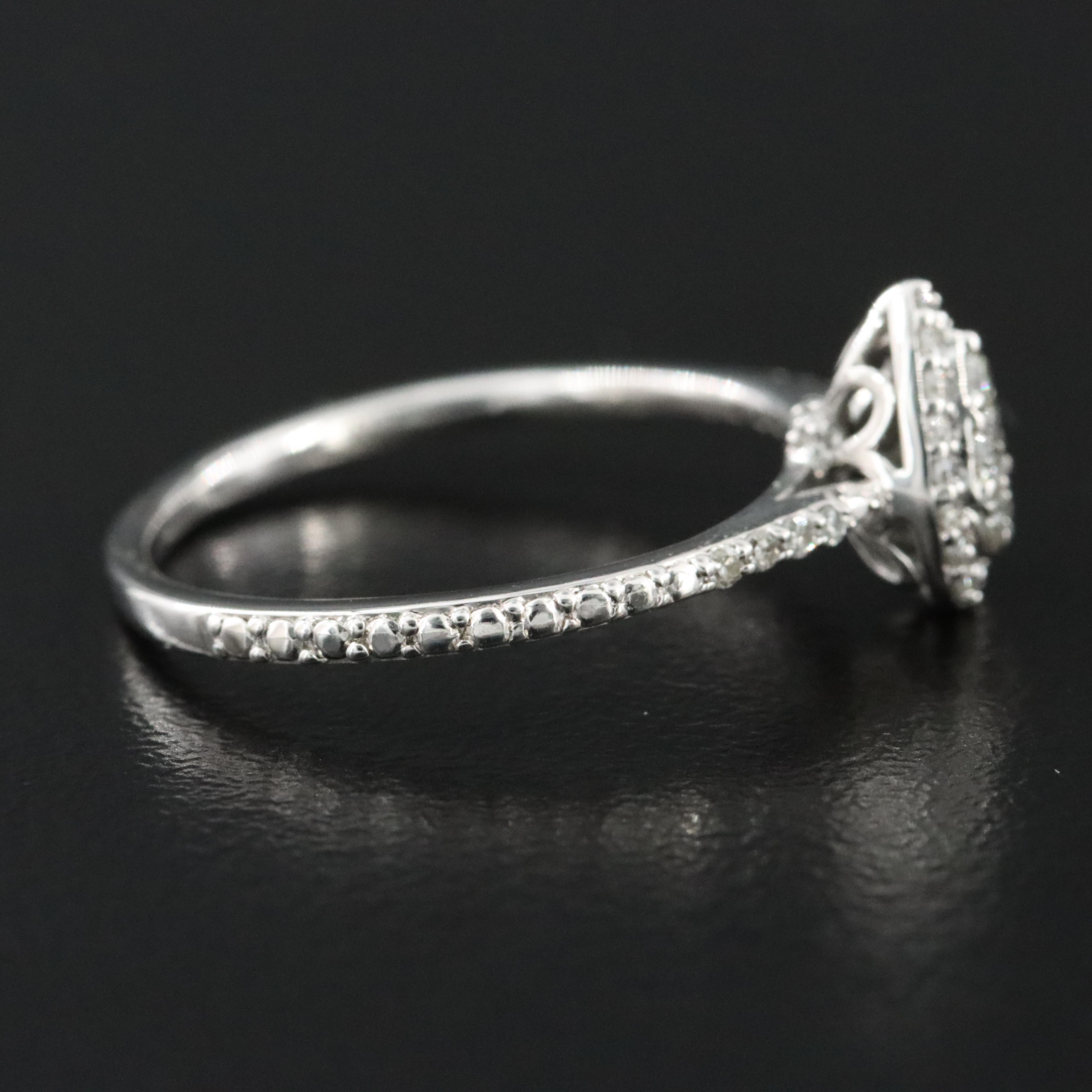 10K 0.32 CTW Diamond Ring